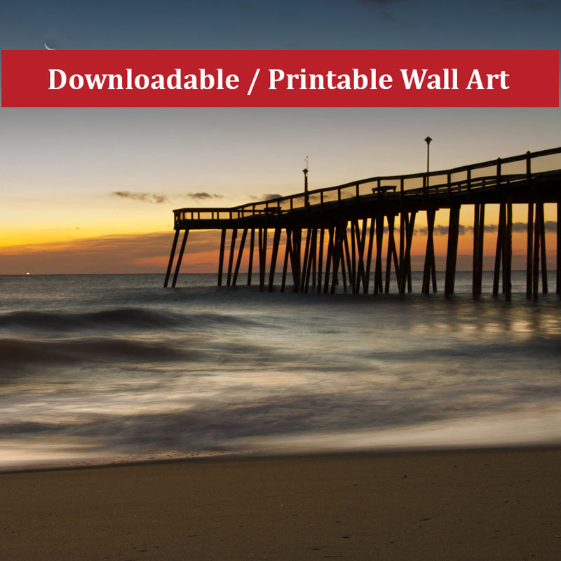 Motion of the Ocean Landscape Photo DIY Wall Decor Instant Download Print - Printable - PIPAFINEART