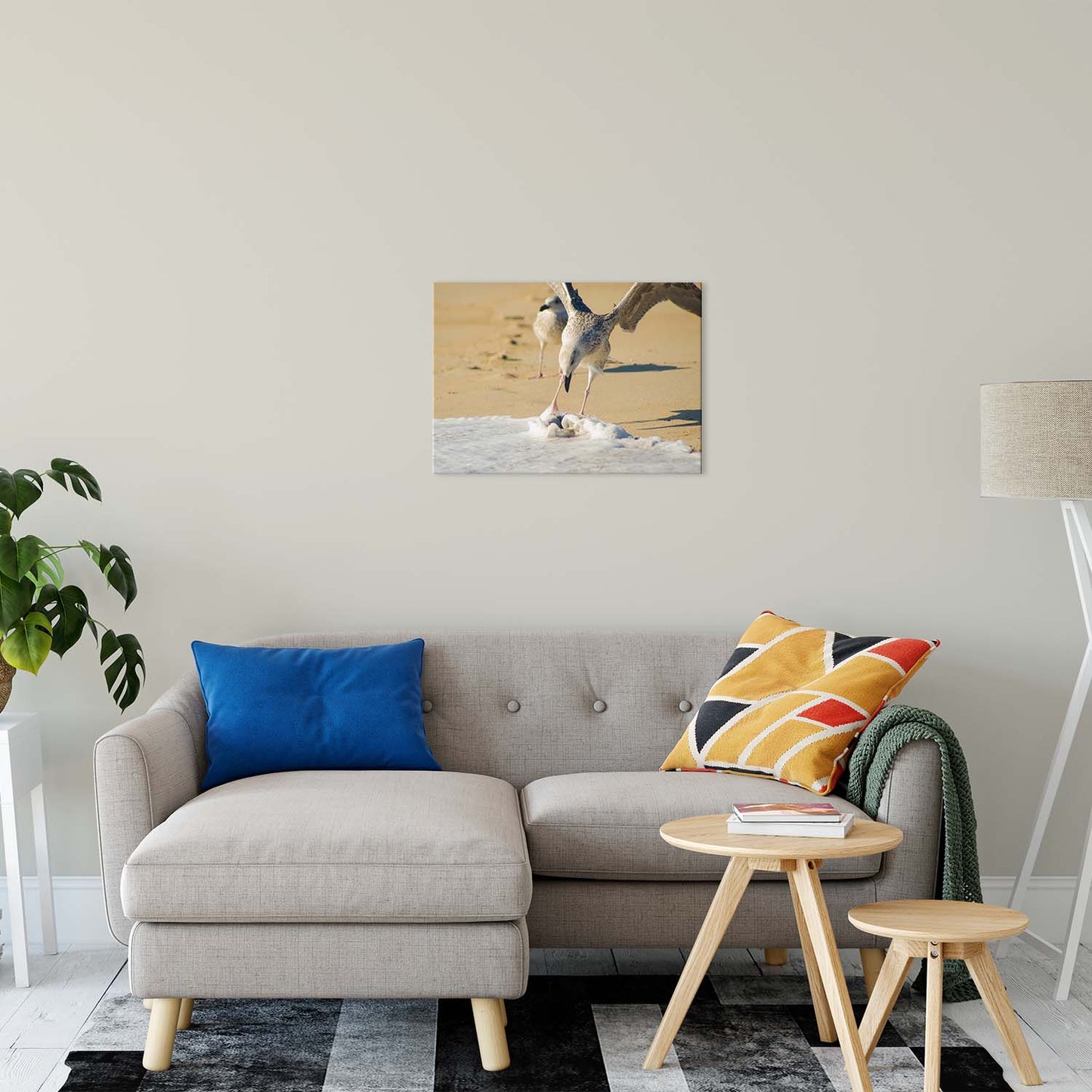 Oh That's Cold Coastal Bird Animal / Wildlife Photograph Fine Art Canvas & Unframed Wall Art Prints 20" x 24" / Canvas Fine Art - PIPAFINEART