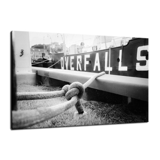 Ropes of the Overfalls Lightship Abstract Photo Fine Art Canvas & Unframed Wall Art Prints  - PIPAFINEART