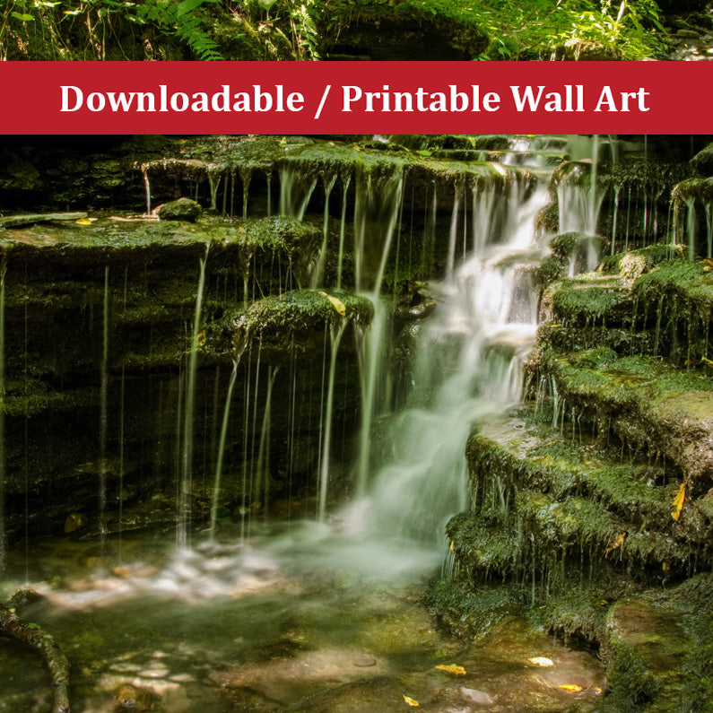 Pixley Falls 1 Landscape Photo DIY Wall Decor Instant Download Print - Printable - PIPAFINEART