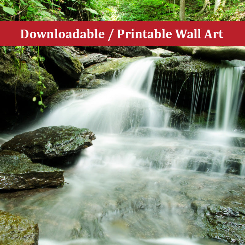Pixley Falls 2 Landscape Photo DIY Wall Decor Instant Download Print - Printable - PIPAFINEART