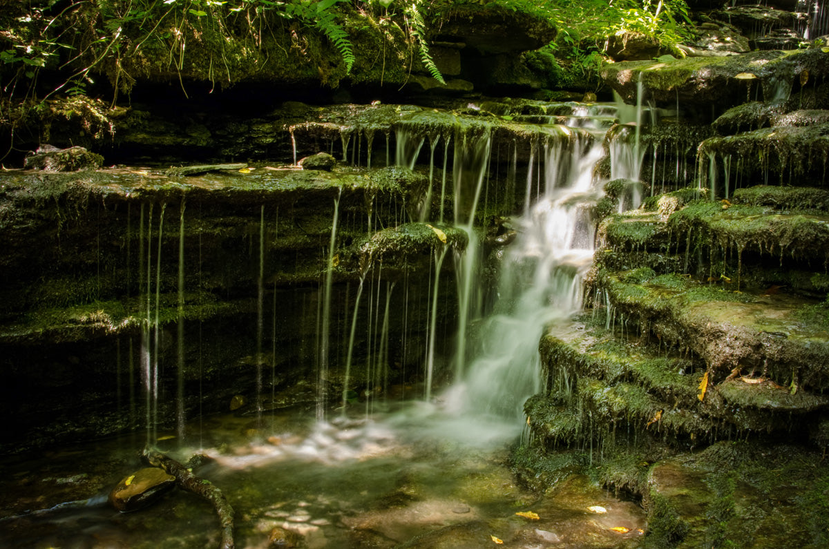 Pixley Waterfall 1 Landscape Photo Fine Art Canvas Wall Art Prints - PIPAFINEART