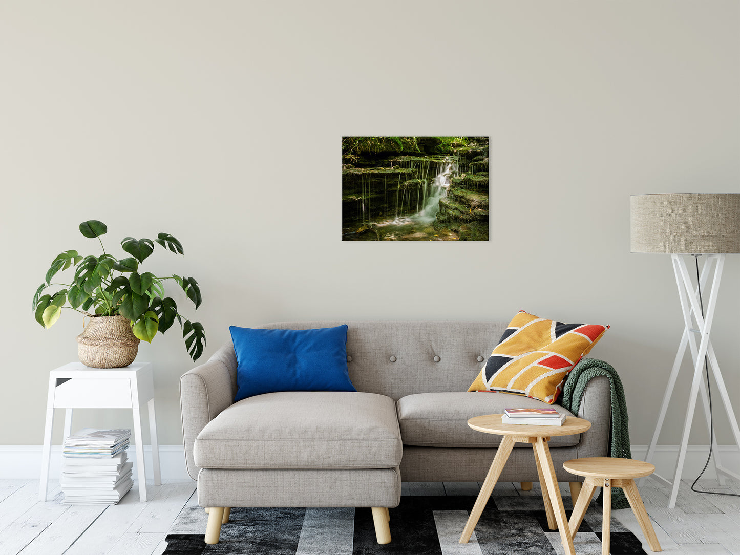 Pixley Waterfall 1 Landscape Photo Fine Art Canvas Wall Art Prints 20" x 30" - PIPAFINEART