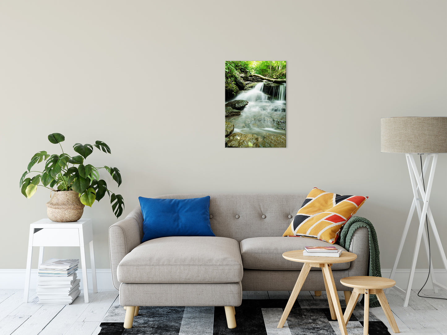 Pixley Waterfall 2 Landscape Photo Fine Art Canvas Wall Art Prints 20" x 24" - PIPAFINEART