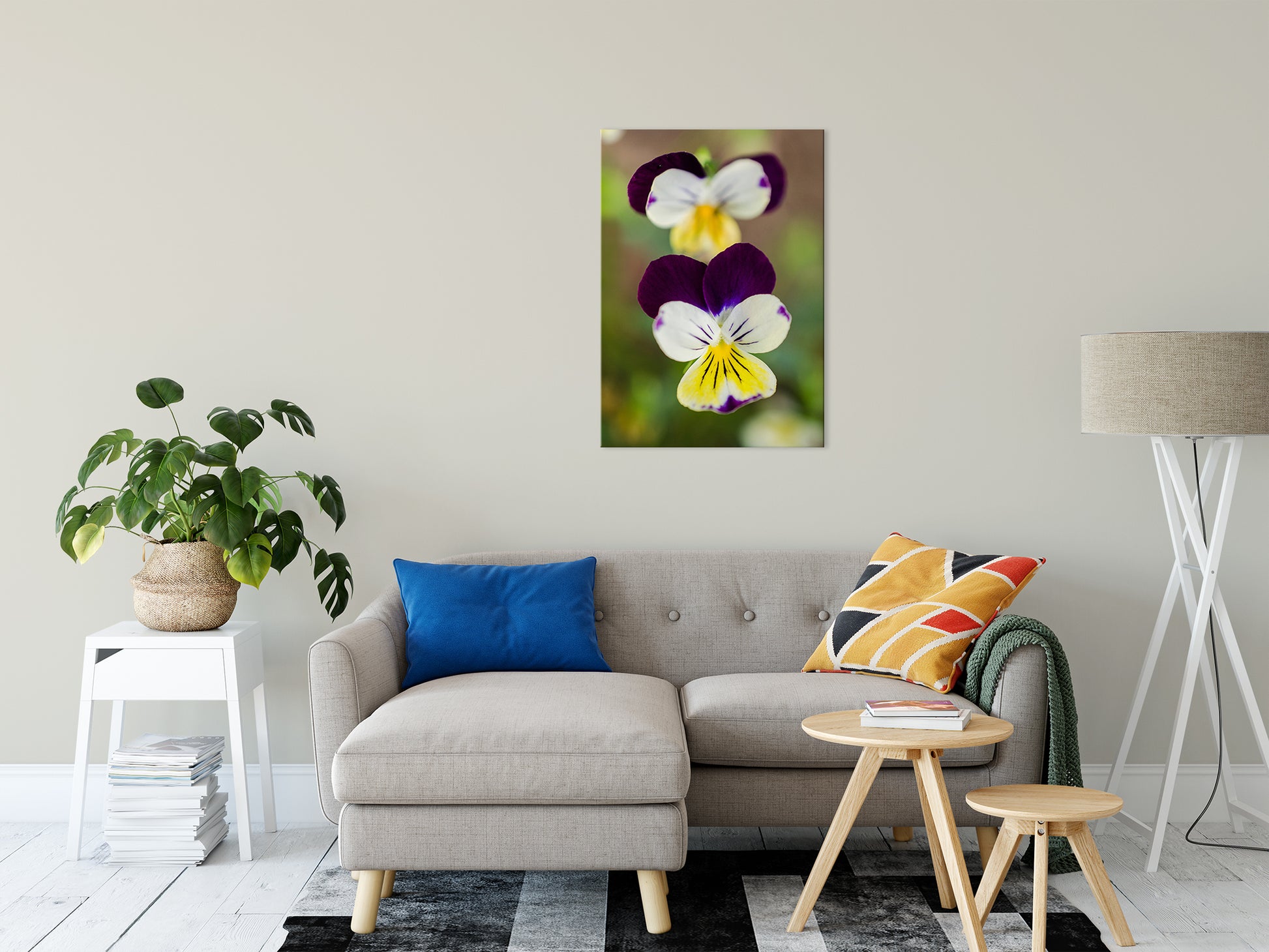 Pretty Little Violets Nature / Floral Photo Fine Art & Unframed Wall Art Prints 24" x 36" - PIPAFINEART