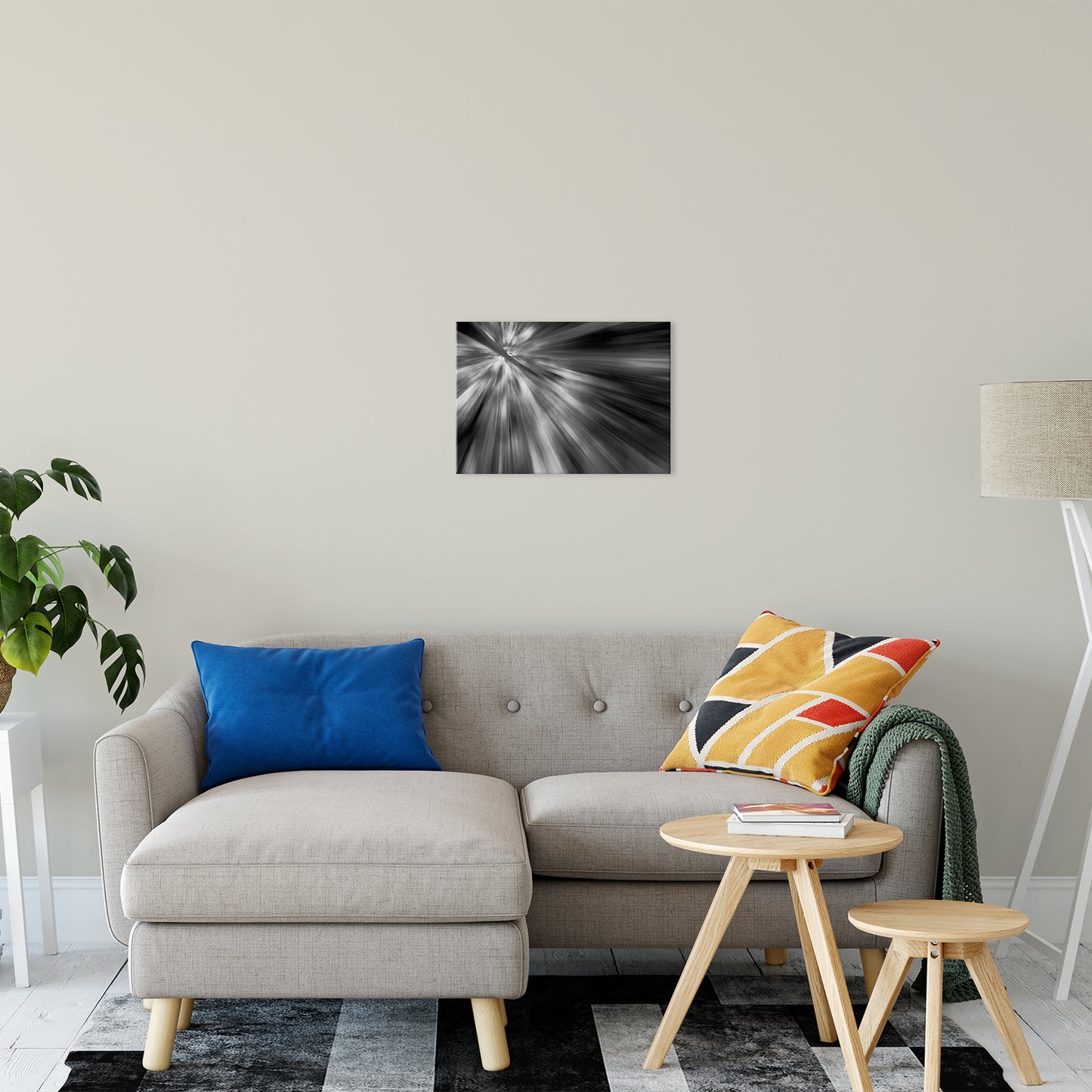 Radial Sun Rays Abstract Photo Fine Art Canvas & Unframed Wall Art Prints 16" x 20" / Fine Art Canvas - PIPAFINEART