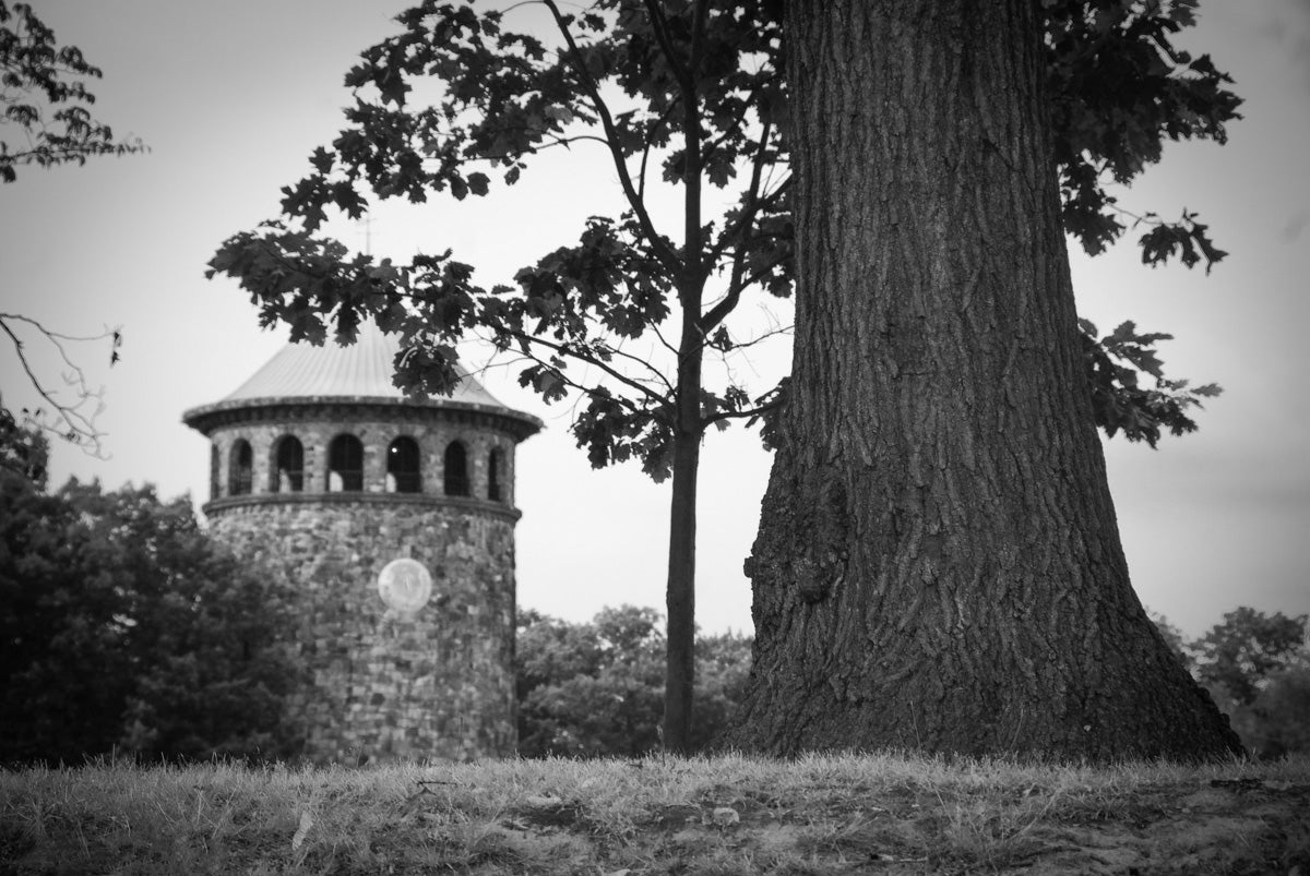 Rockford Tower in Black and White Fine Art Canvas Wall Art Prints - PIPAFINEART