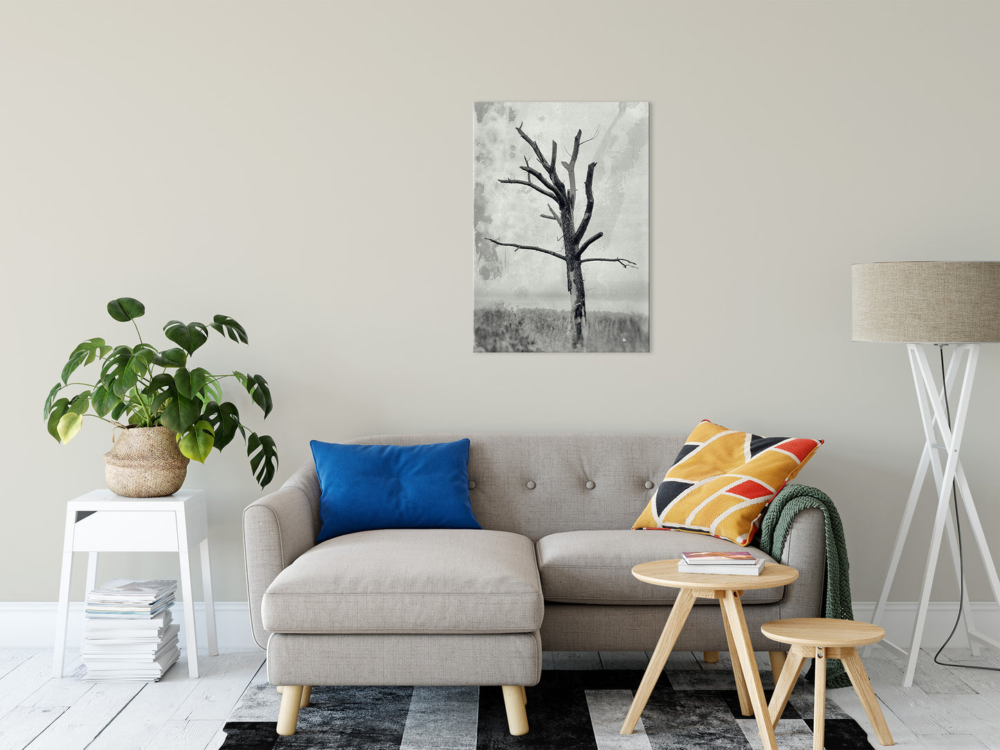 Rotting Away Alone Botanical / Nature Photo Fine Art Canvas Wall Art Prints 24" x 36" - PIPAFINEART