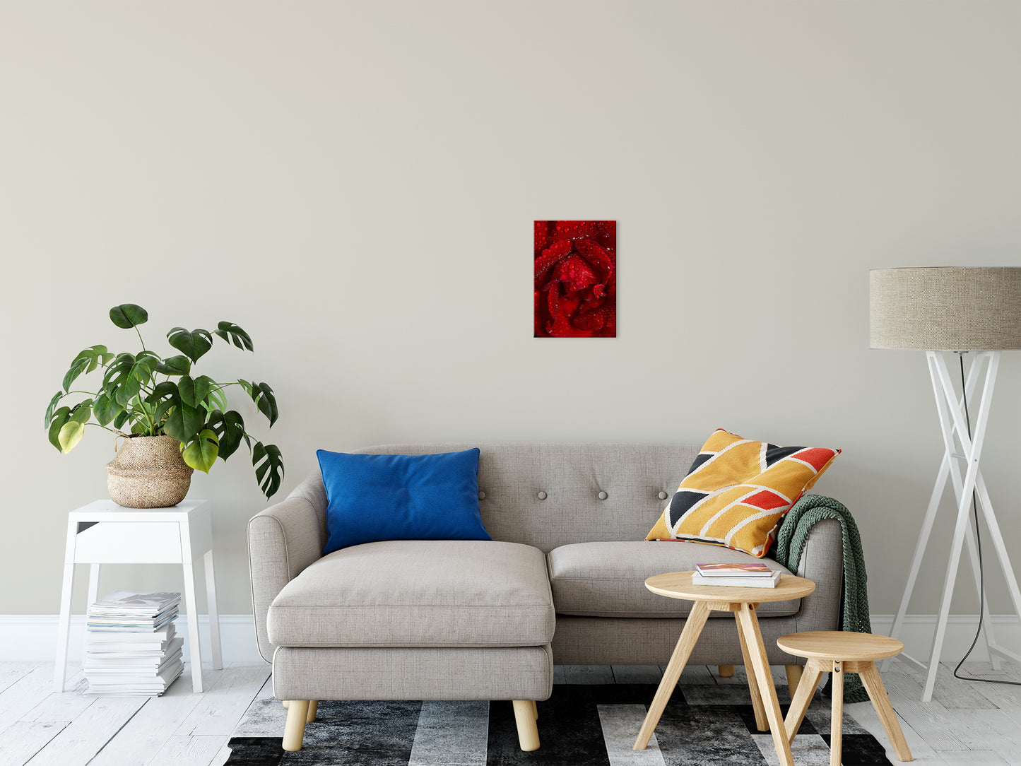 Royal Red Rose Nature / Floral Photo Fine Art Canvas Wall Art Prints 11" x 14" - PIPAFINEART