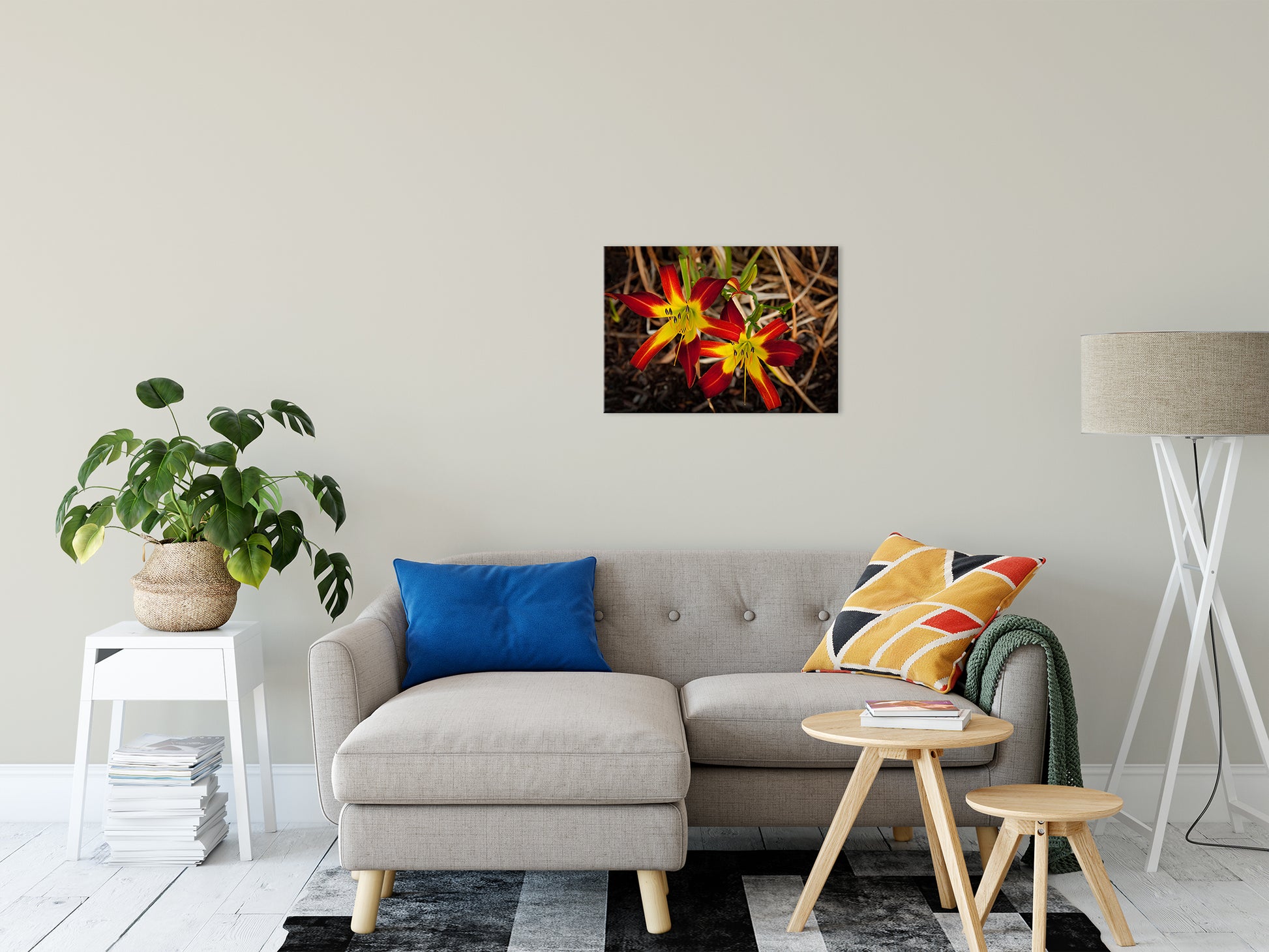 Royal Sunset Lily Nature / Floral Photo Fine Art Canvas Wall Art Prints 20" x 24" - PIPAFINEART