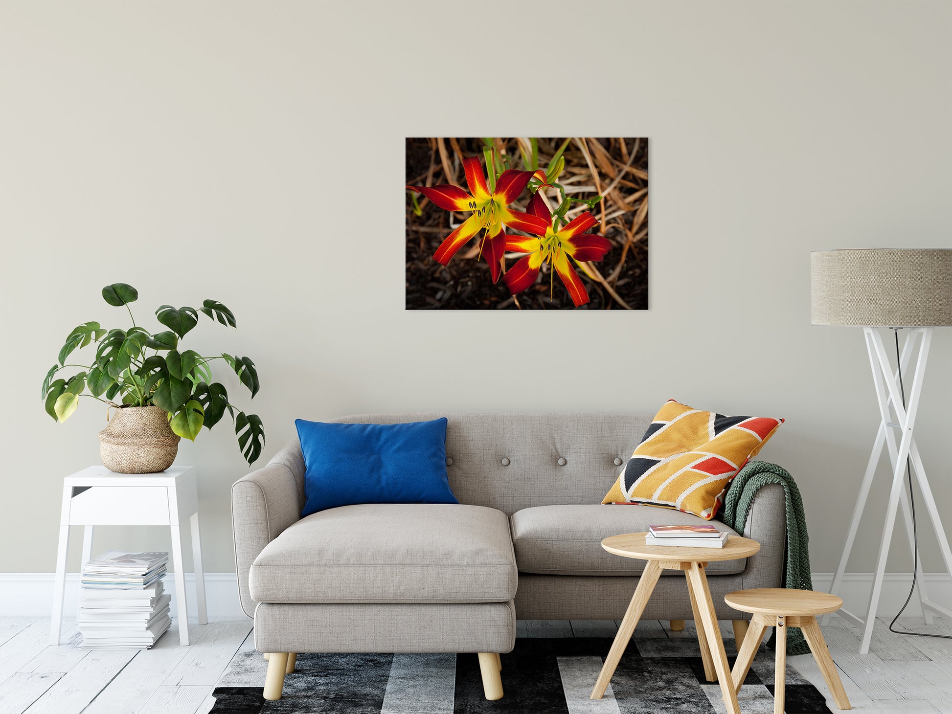 Royal Sunset Lily Nature / Floral Photo Fine Art Canvas Wall Art Prints 24" x 36" - PIPAFINEART