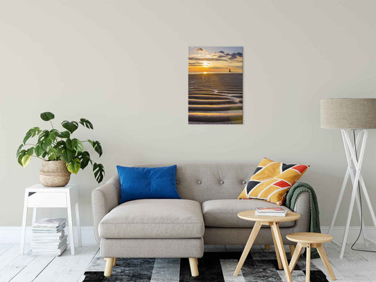 Sandbars Coastal Landscape Photo Fine Art Canvas Wall Art Prints