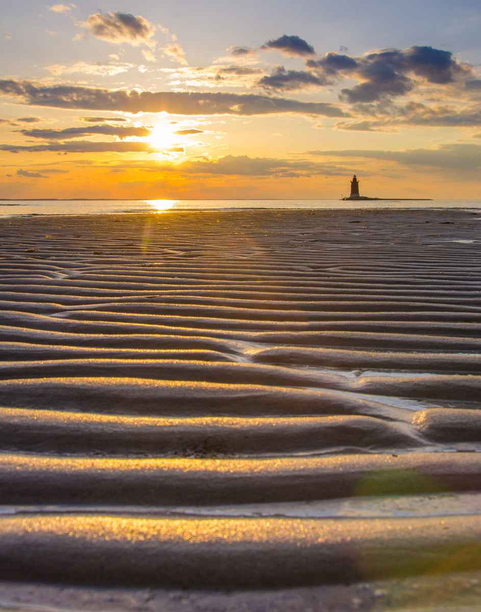 Sandbars Coastal Landscape Photo Fine Art Canvas Wall Art Prints