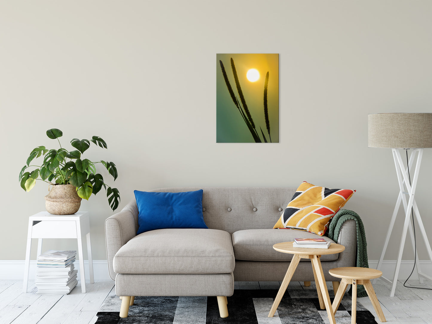 Silhouettes in Sunset Botanical / Nature Photo Fine Art Canvas Wall Art Prints 20" x 30" - PIPAFINEART