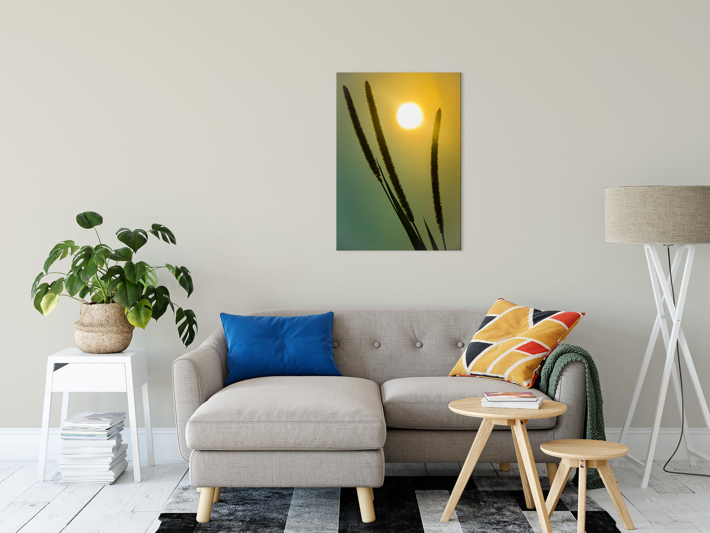 Silhouettes in Sunset Botanical / Nature Photo Fine Art Canvas Wall Art Prints 24" x 36" - PIPAFINEART