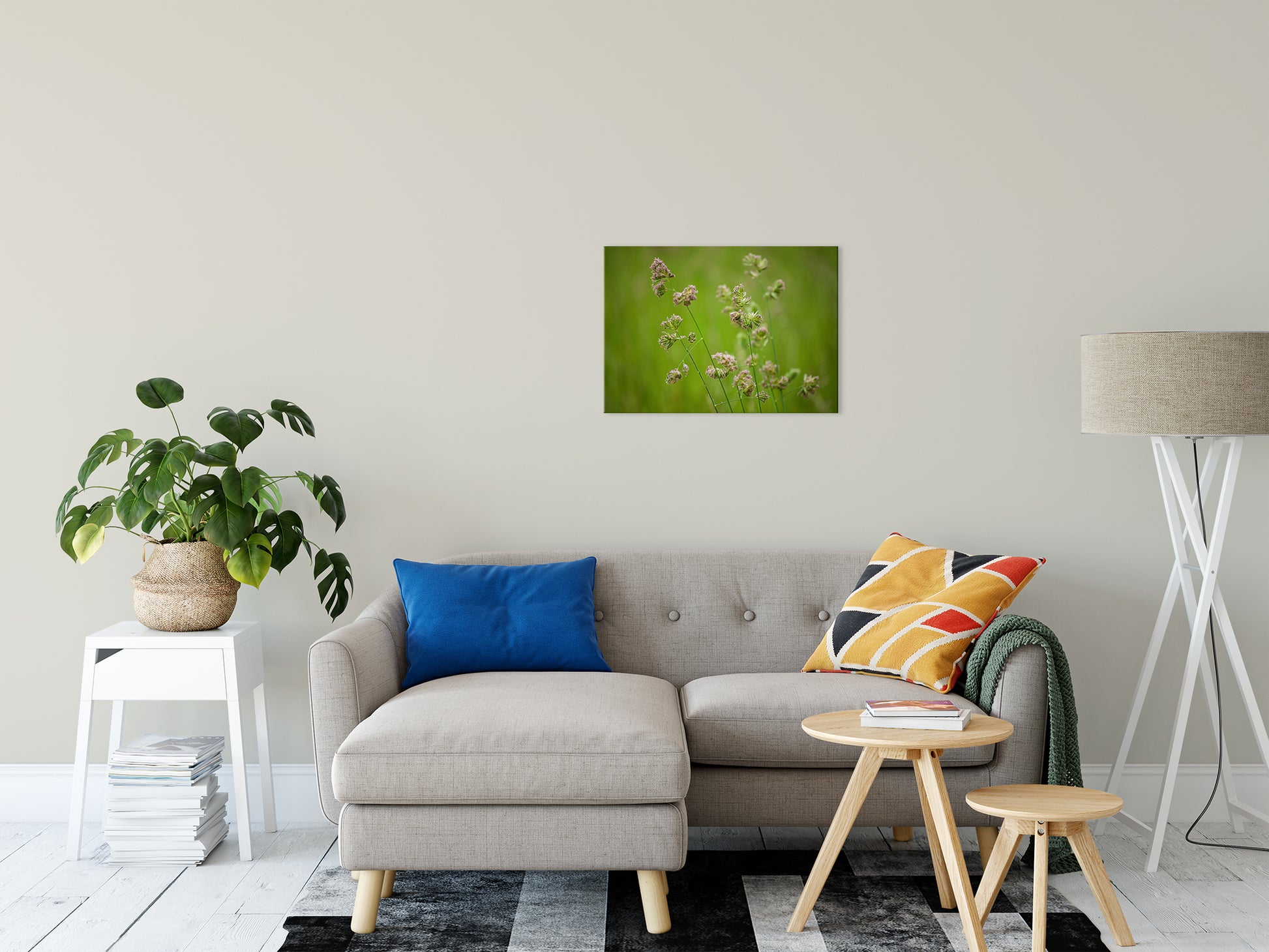 Softened Fields Botanical / Nature Photo Fine Art Canvas Wall Art Prints 20" x 24" - PIPAFINEART