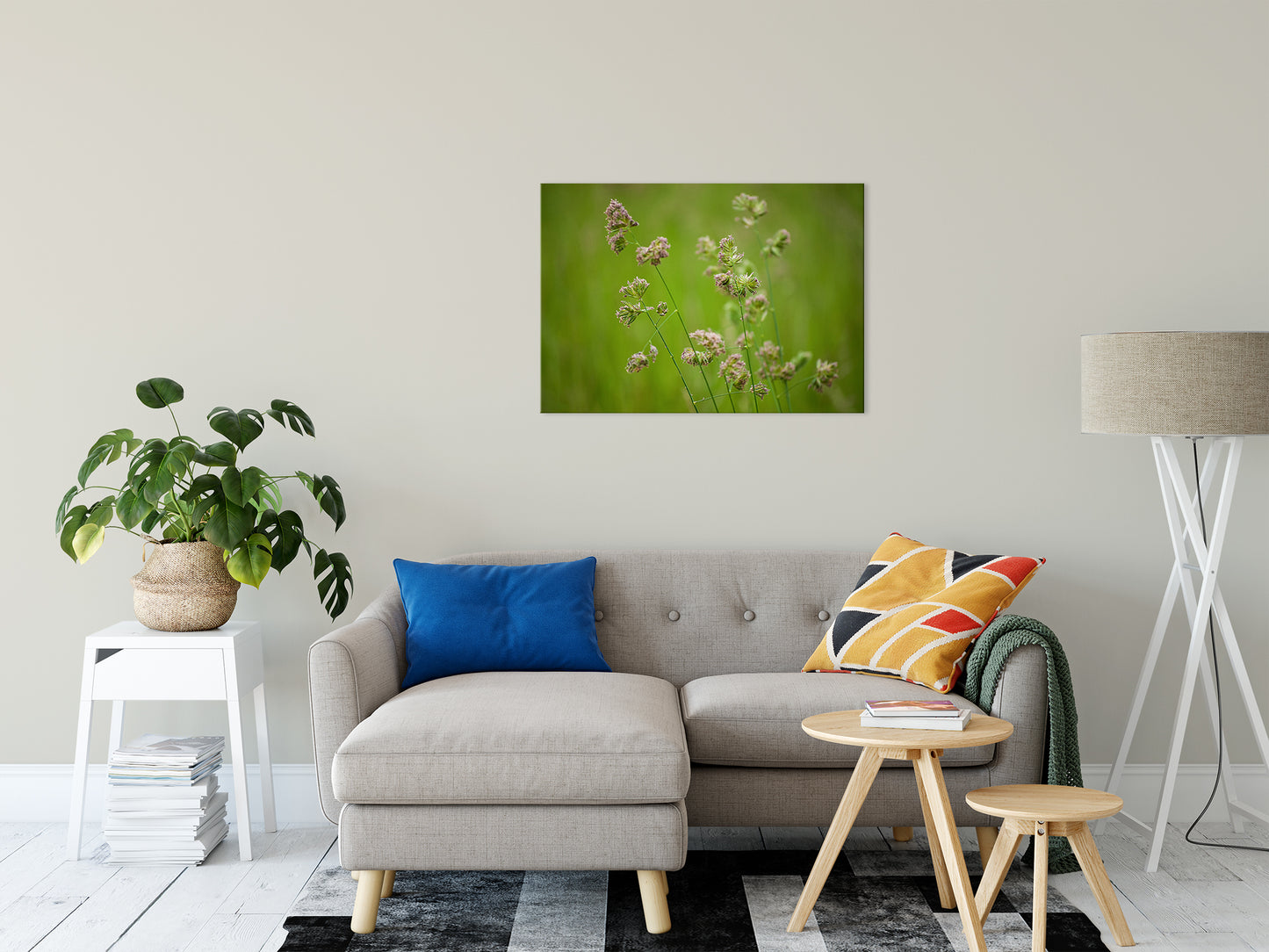 Softened Fields Botanical / Nature Photo Fine Art Canvas Wall Art Prints 24" x 36" - PIPAFINEART