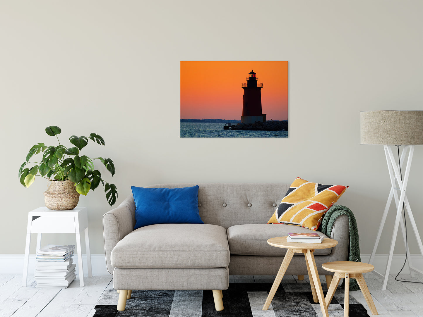Sunset at Henlopen State Park 3 Coastal Landscape Photo Fine Art Canvas Wall Art Prints 24" x 36" - PIPAFINEART