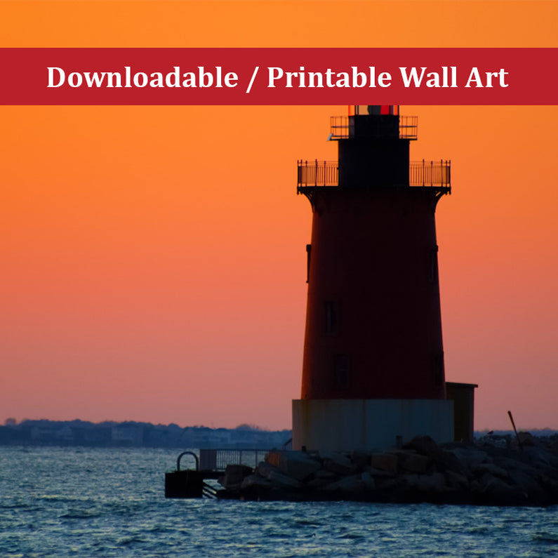 Sunset at Henlopen State Park 3 Landscape Photo DIY Wall Decor Instant Download Print - Printable - PIPAFINEART