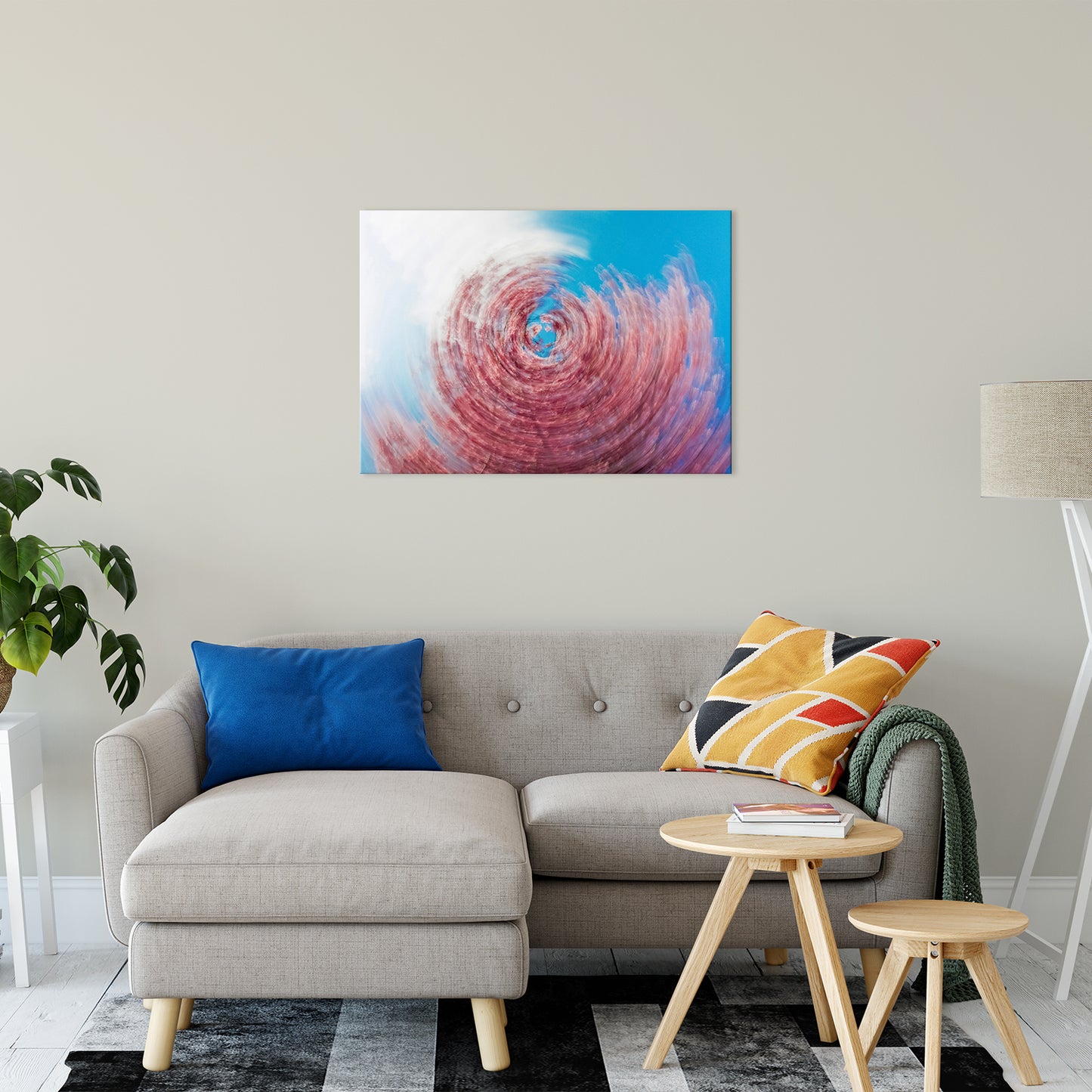 Swirling Tree Abstract Photo Fine Art Canvas & Unframed Wall Art Prints 24" x 36" / Fine Art Canvas - PIPAFINEART