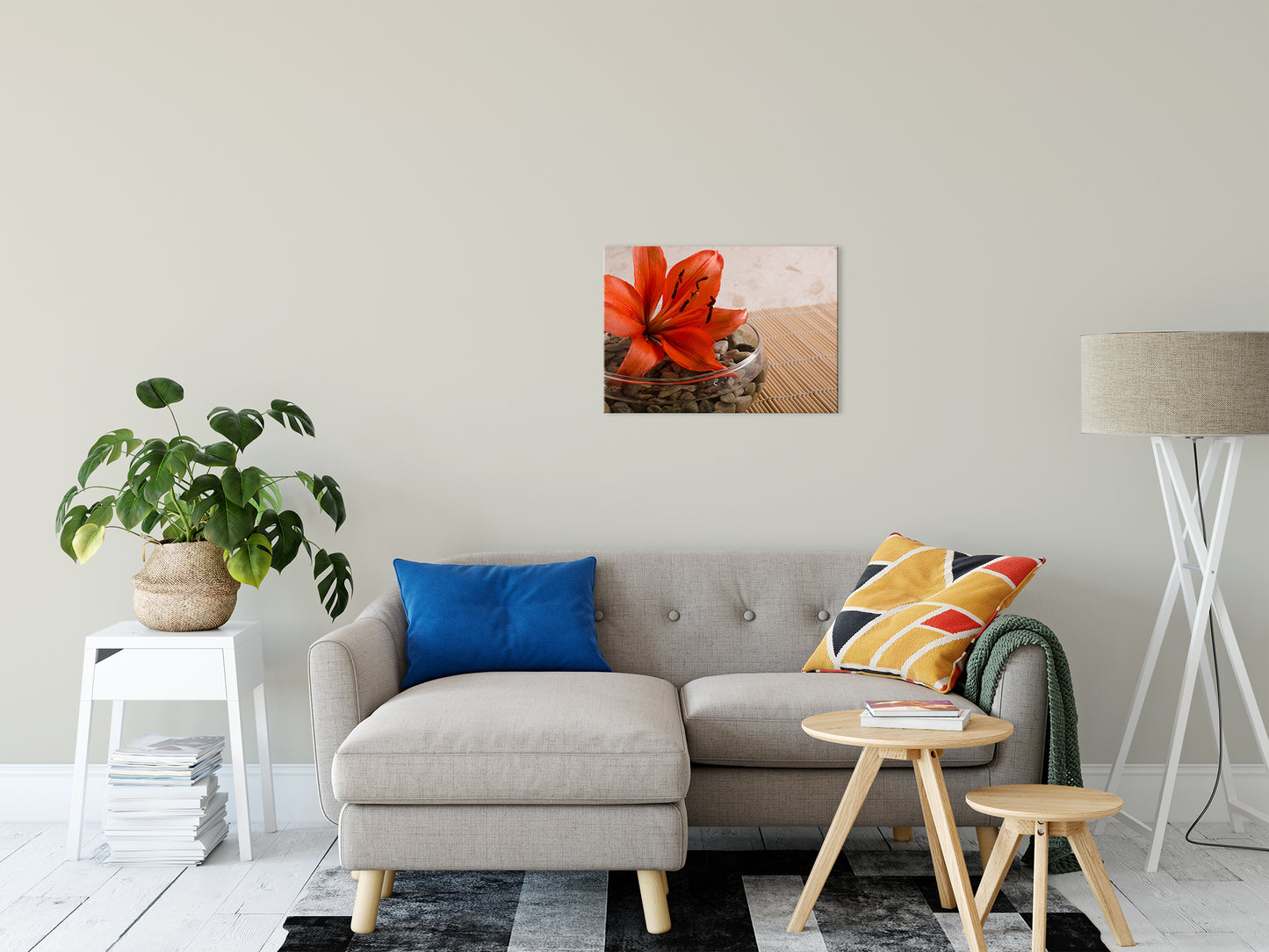 Tranquil Lily Nature / Floral Photo Fine Art Canvas Wall Art Prints 20" x 24" - PIPAFINEART