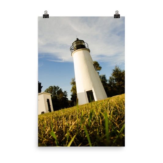 Turkey Point Lighthouse Landscape Photo Loose Wall Art Print - PIPAFINEART