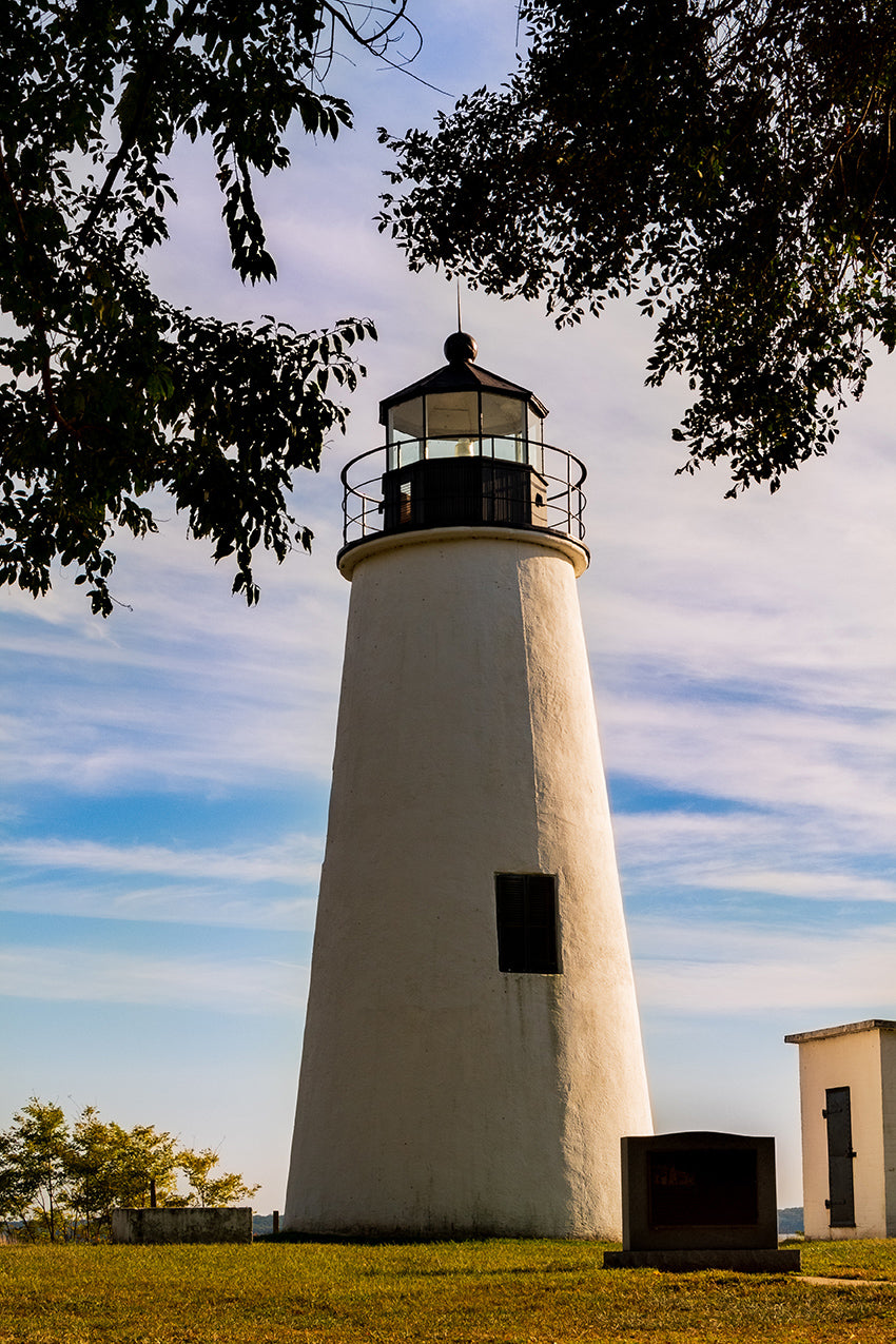Turkey Point Lighthouse in the Trees Landscape Photo DIY Wall Decor Instant Download Print - Printable - PIPAFINEART