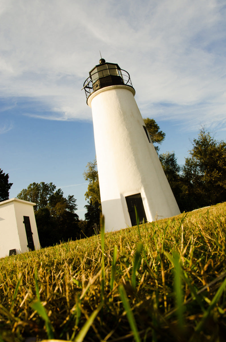 Turkey Point Lighthouse Coastal Landscape Photo Fine Art Canvas Wall Art Prints - PIPAFINEART