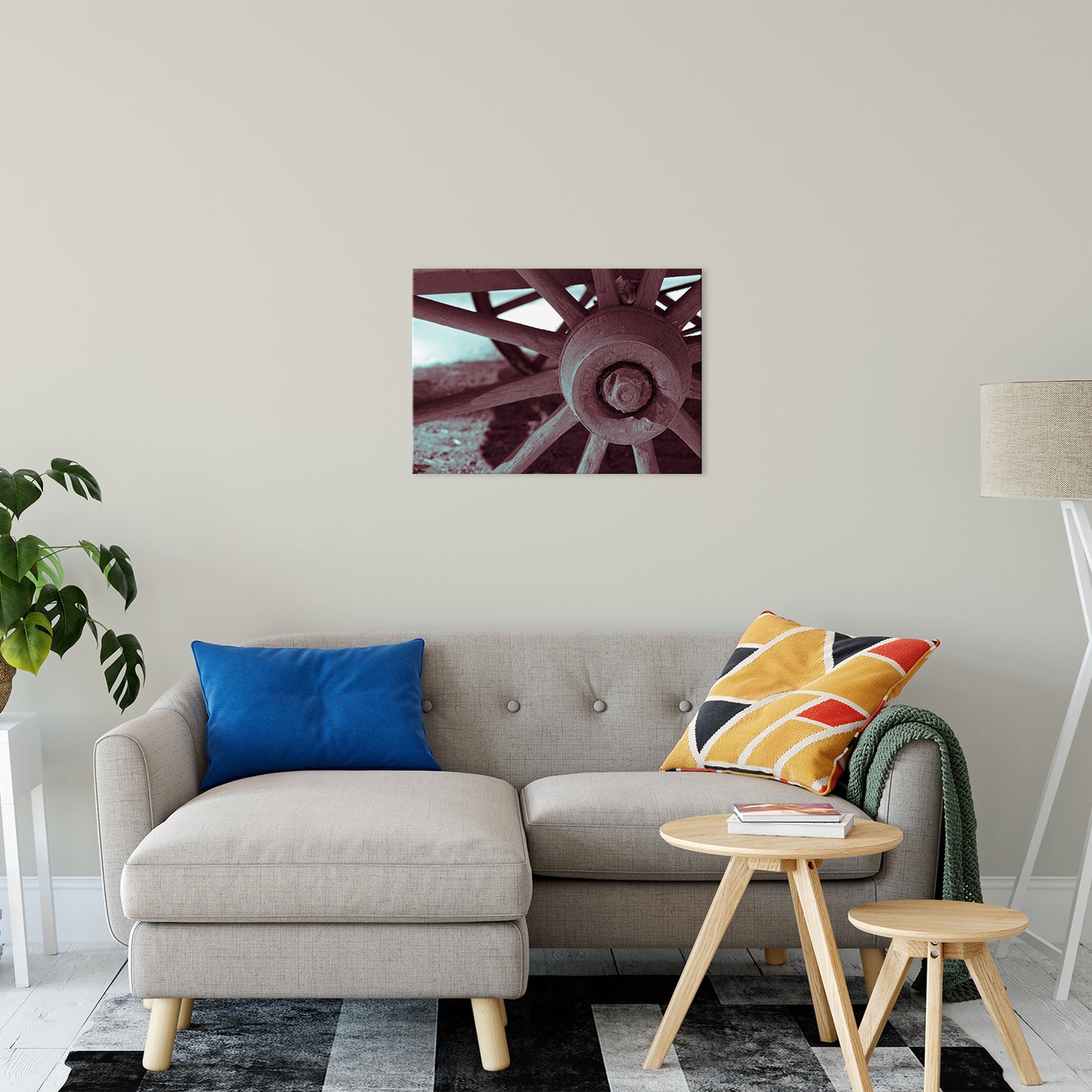 Wheel of Time Abstract Photo Fine Art Canvas & Unframed Wall Art Prints 20" x 30" / Fine Art Canvas - PIPAFINEART