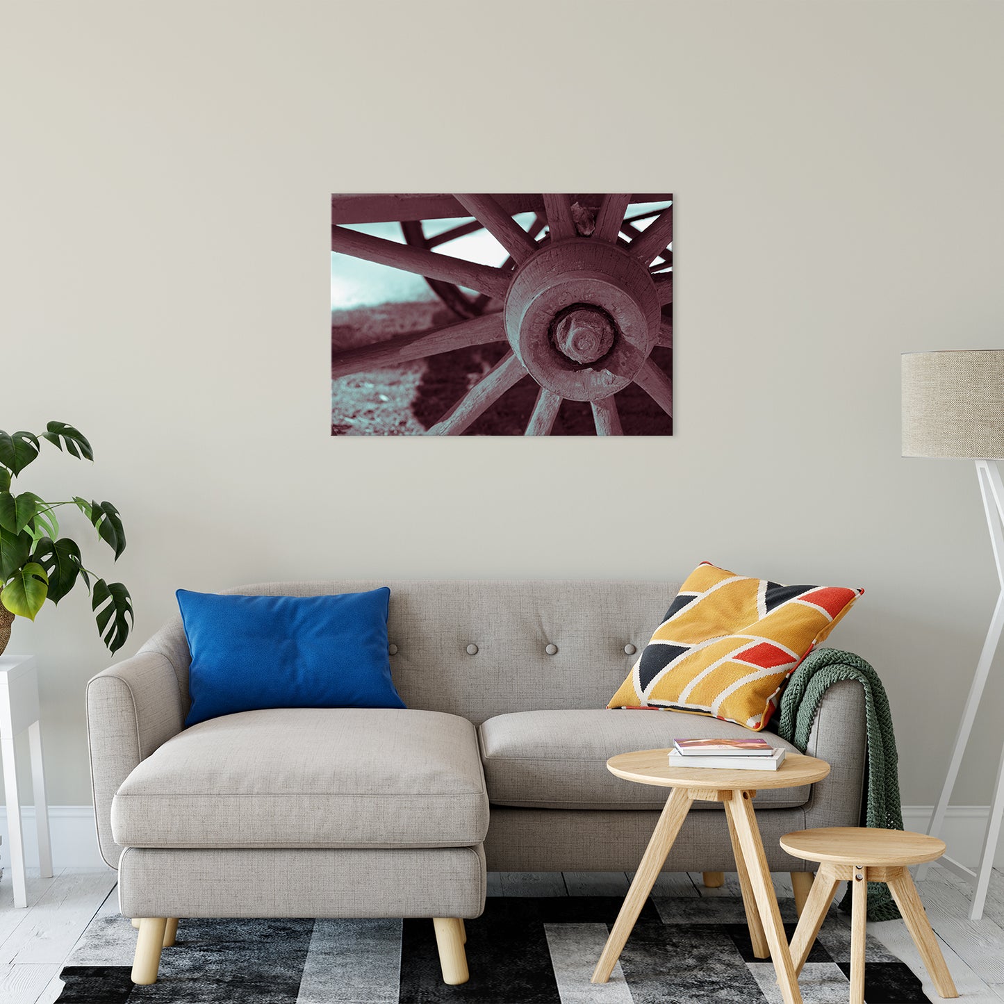 Wheel of Time Abstract Photo Fine Art Canvas & Unframed Wall Art Prints 24" x 36" / Fine Art Canvas - PIPAFINEART