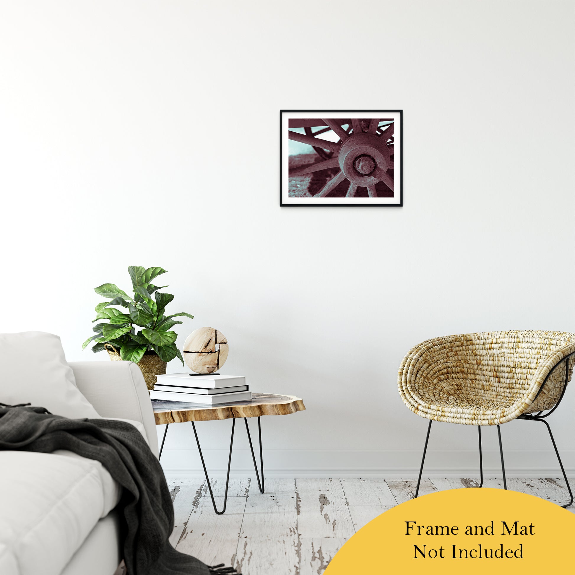 Wheel of Time Abstract Photo Fine Art Canvas & Unframed Wall Art Prints 16" x 20" / Classic Paper - Unframed - PIPAFINEART