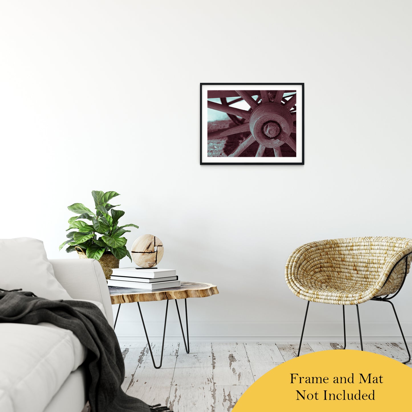 Wheel of Time Abstract Photo Fine Art Canvas & Unframed Wall Art Prints 20" x 24" / Classic Paper - Unframed - PIPAFINEART