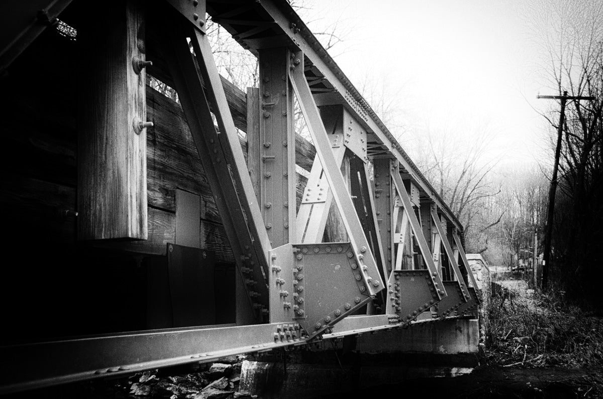 White Clay Creek Bridge Landscape Photo DIY Wall Decor Instant Download Print - Printable - PIPAFINEART