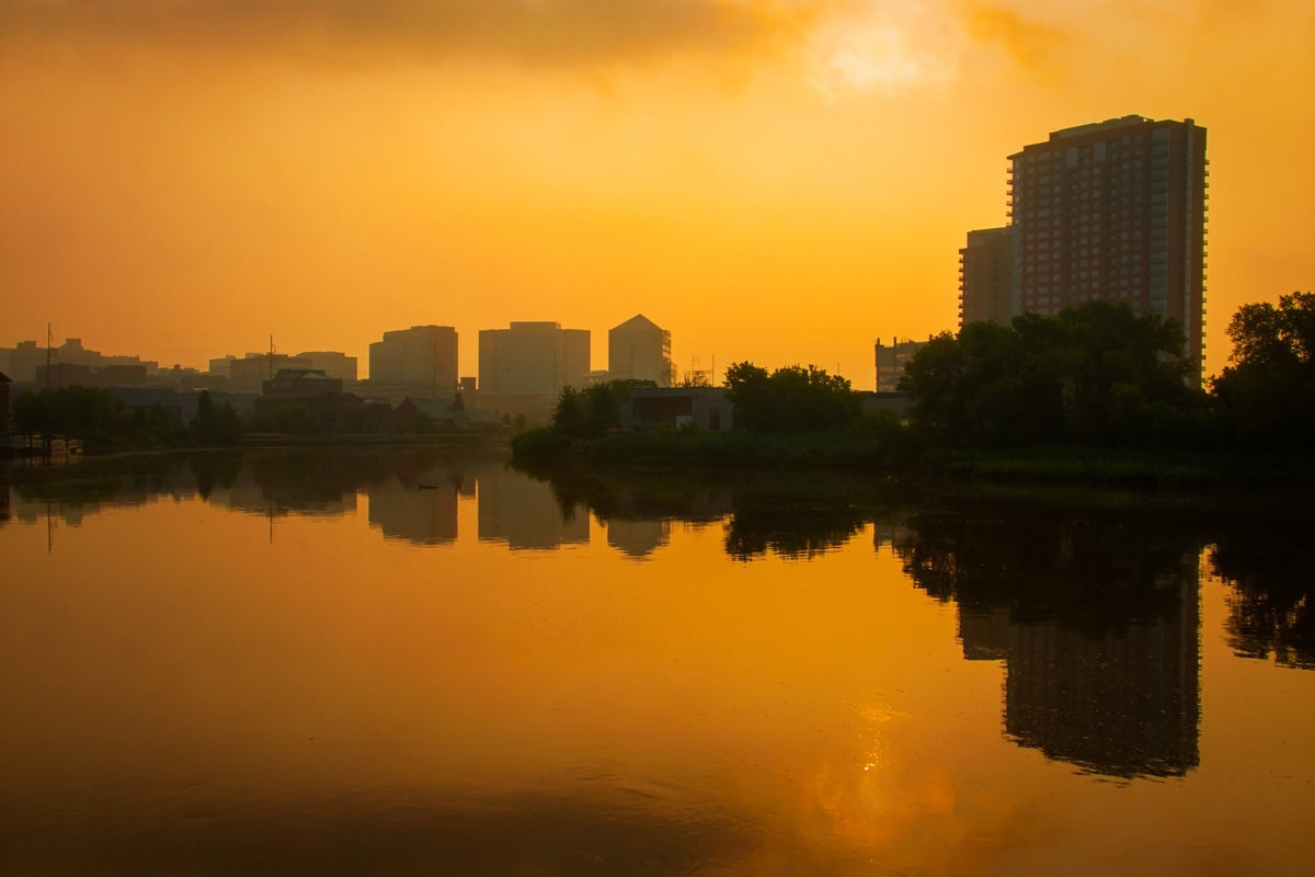 Wilmington at Sunrise Landscape Photo DIY Wall Decor Instant Download Print - Printable - PIPAFINEART