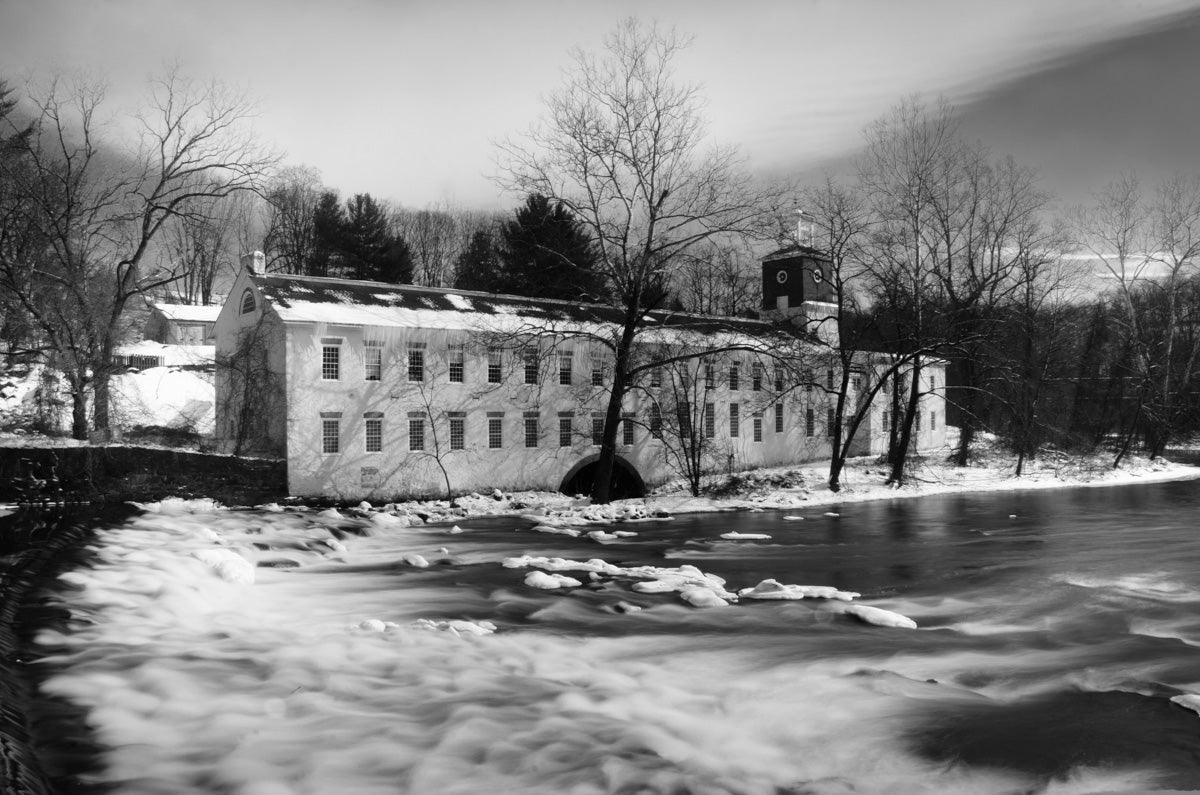 Winter at Powder Mill Landscape Photo DIY Wall Decor Instant Download Print - Printable - PIPAFINEART