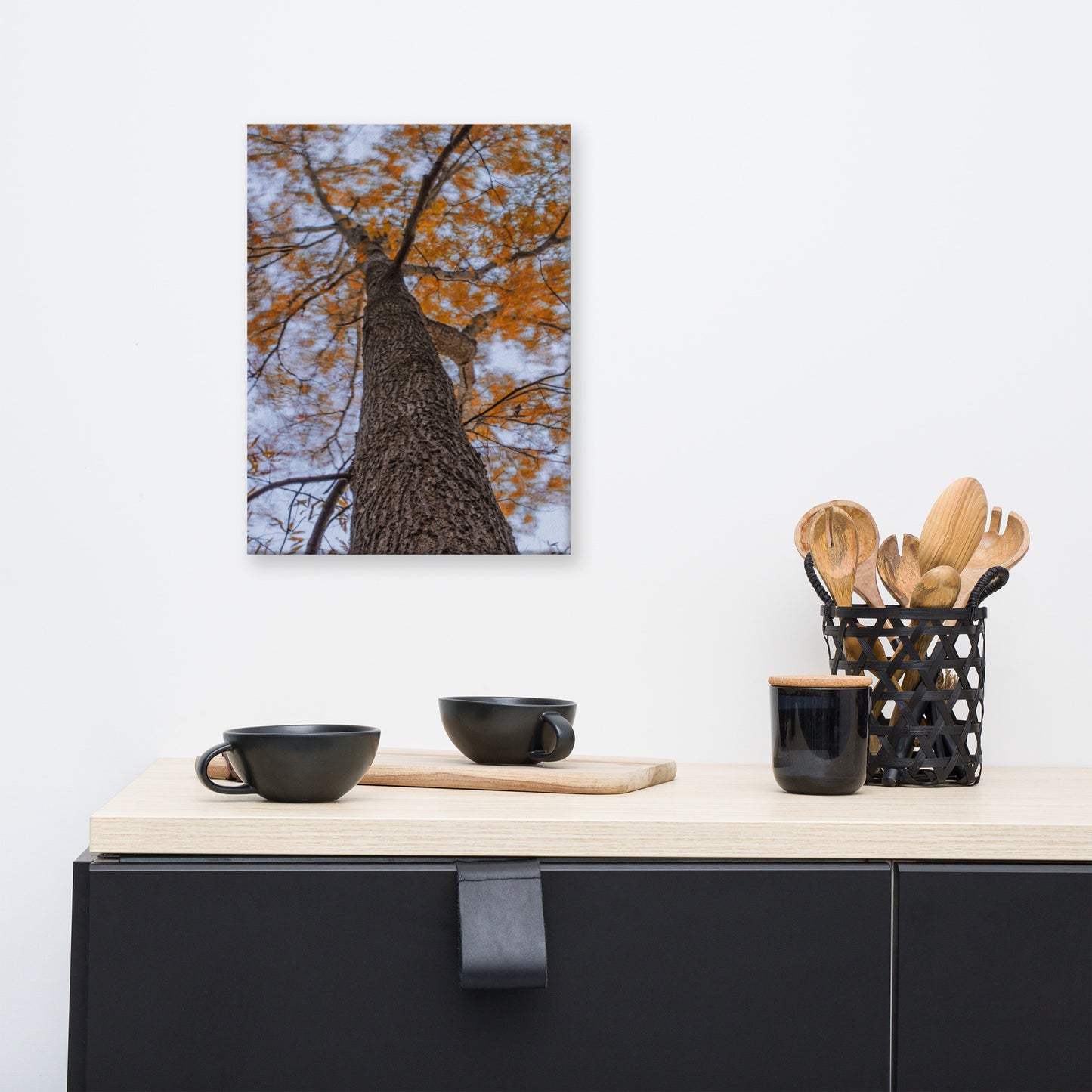 Wind in the Trees Botanical Nature Canvas Wall Art Prints