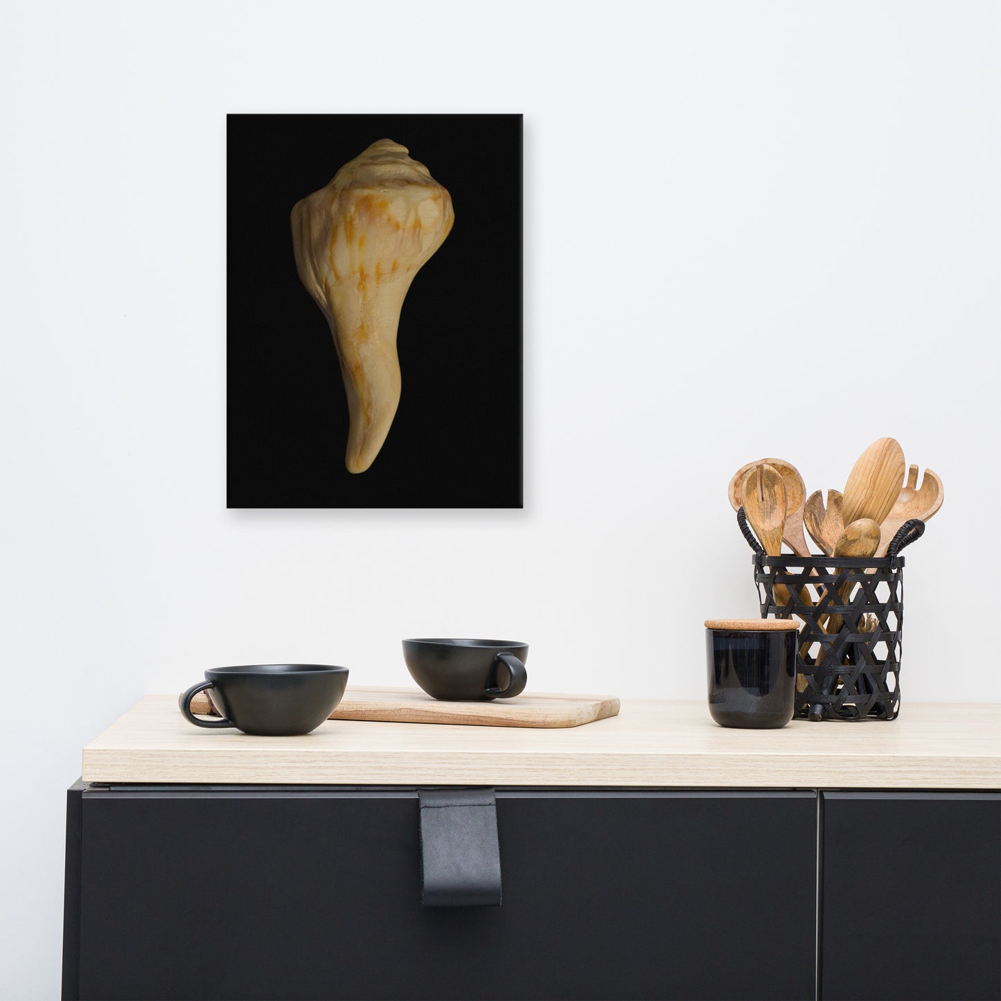 States of Erosion Image 9 Whelk Shell Coastal Nature Canvas Wall Art Prints