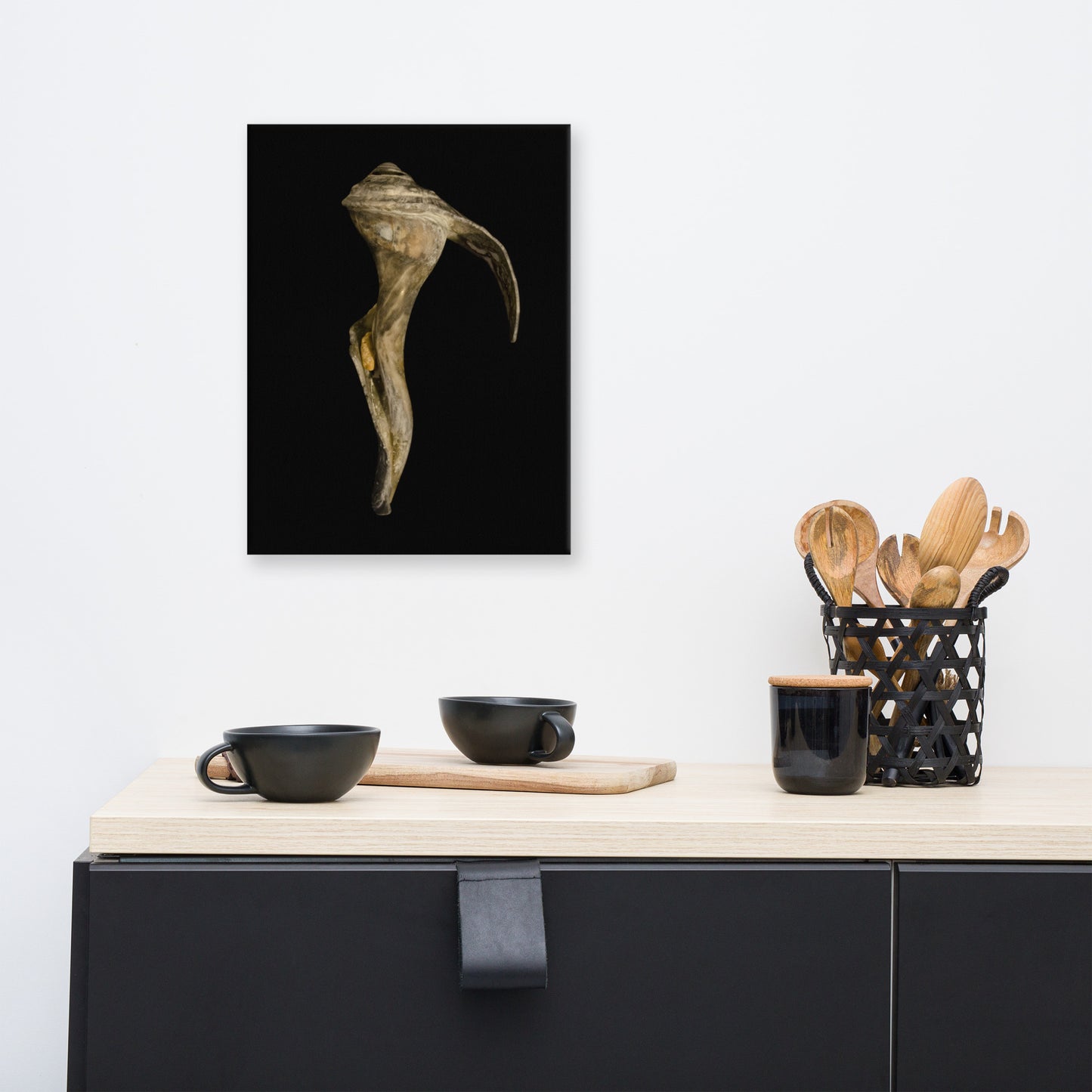 States of Erosion Image 4 Whelk Shell Coastal Nature Canvas Wall Art Prints