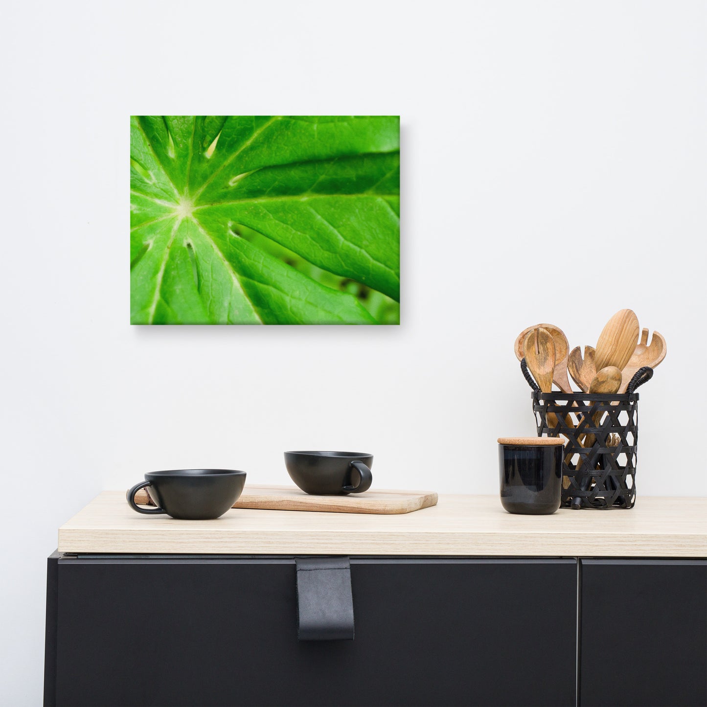 Peaceful Greenery Botanical Nature Photograph Canvas Wall Art Prints