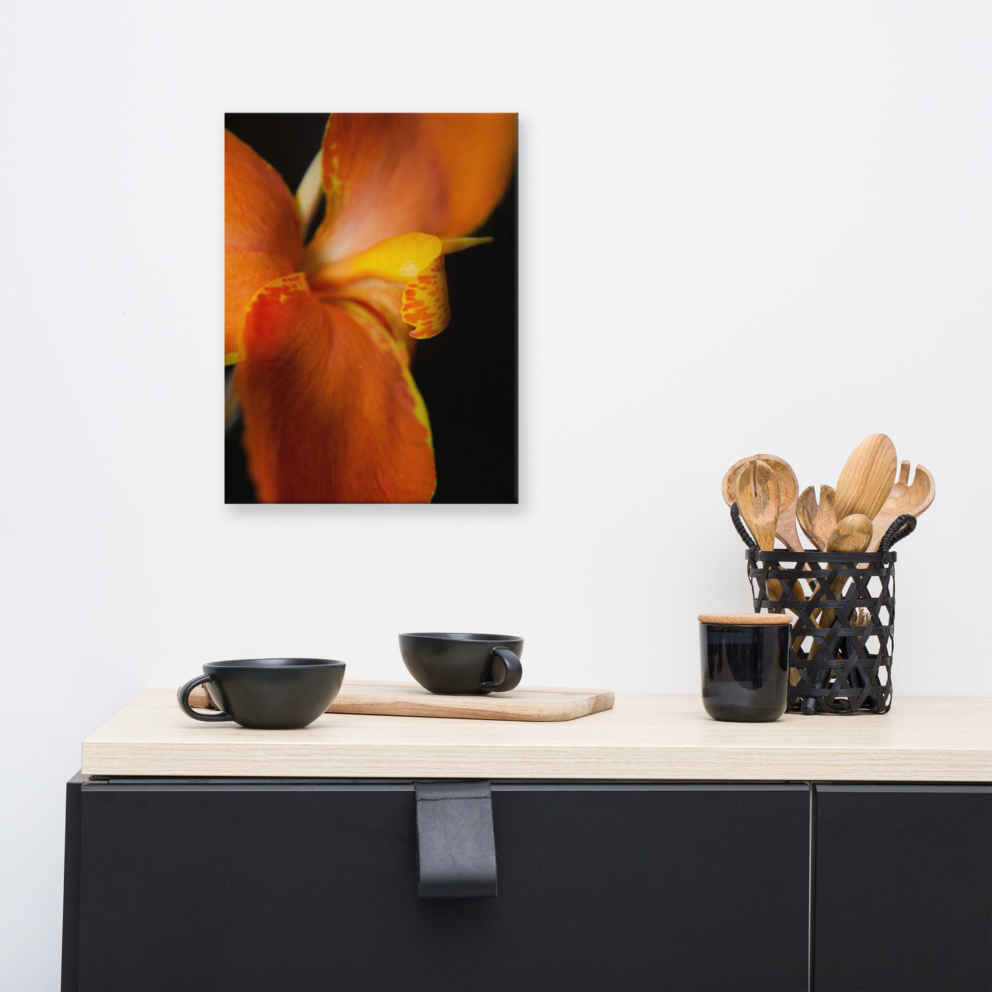 Orange Canna at Longwood Gardens Floral Botanical Nature Photo Canvas Wall Art Prints