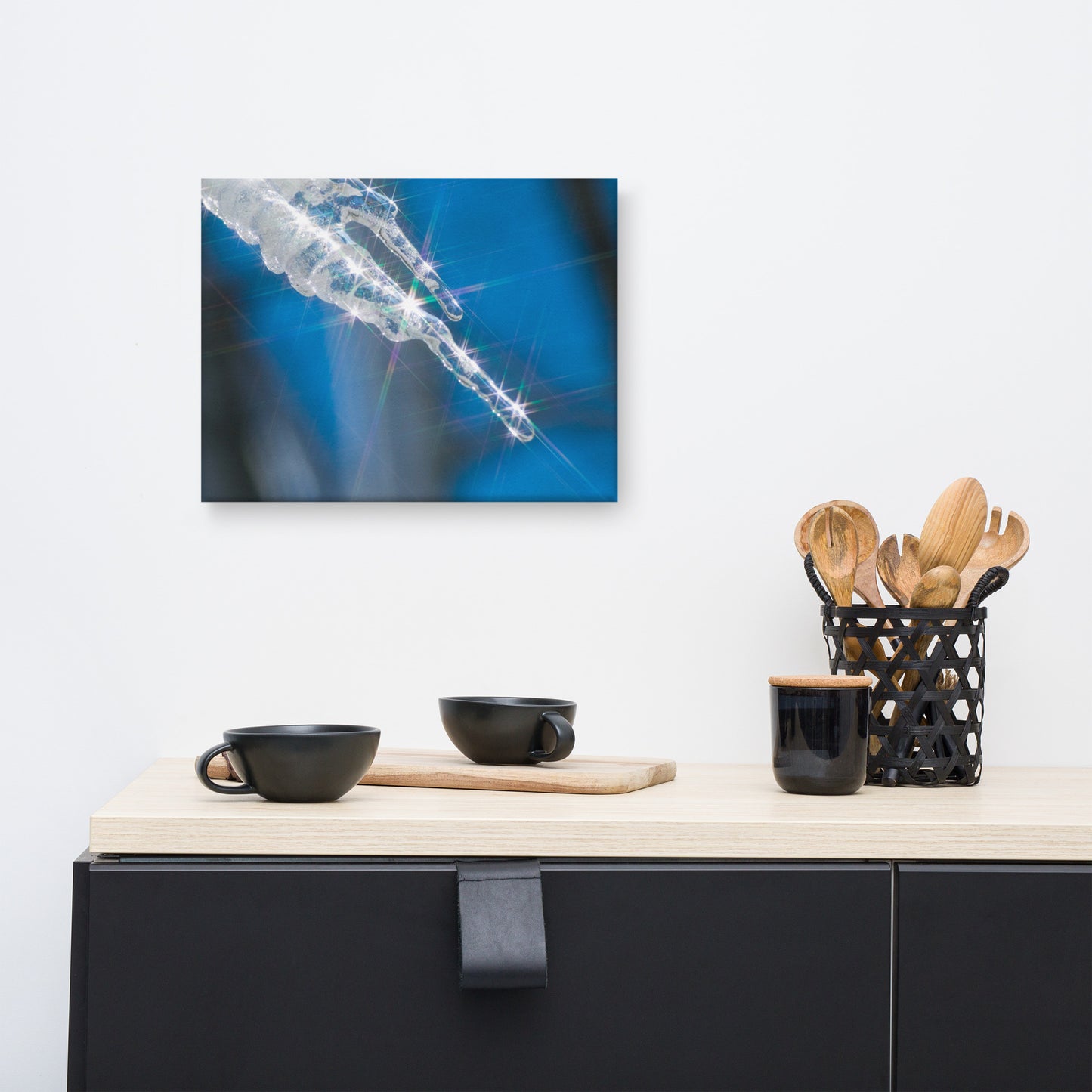 Icicle Nature Canvas Wall Art Prints