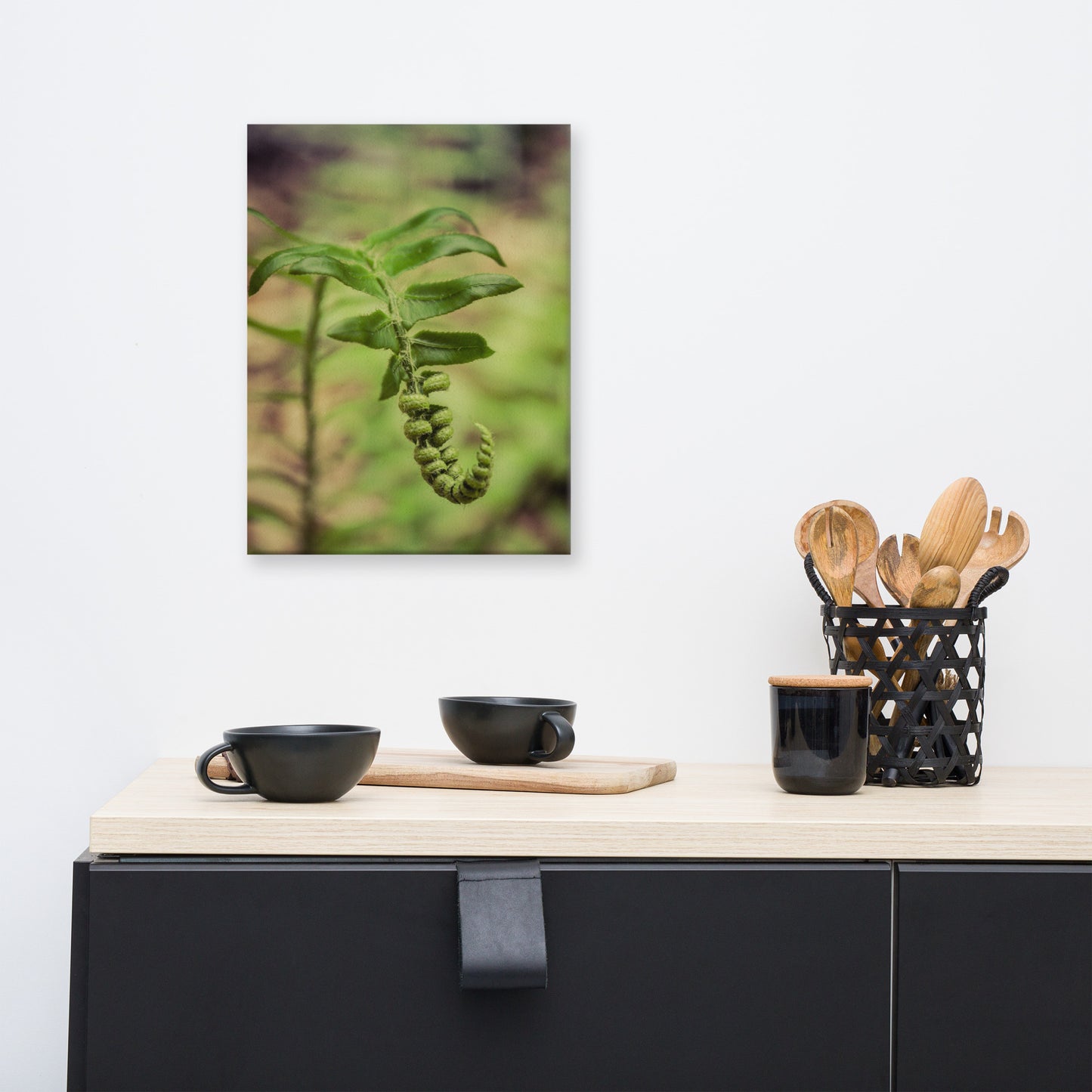 Growth of the Forest Floor Botanical Nature Canvas Wall Art Prints