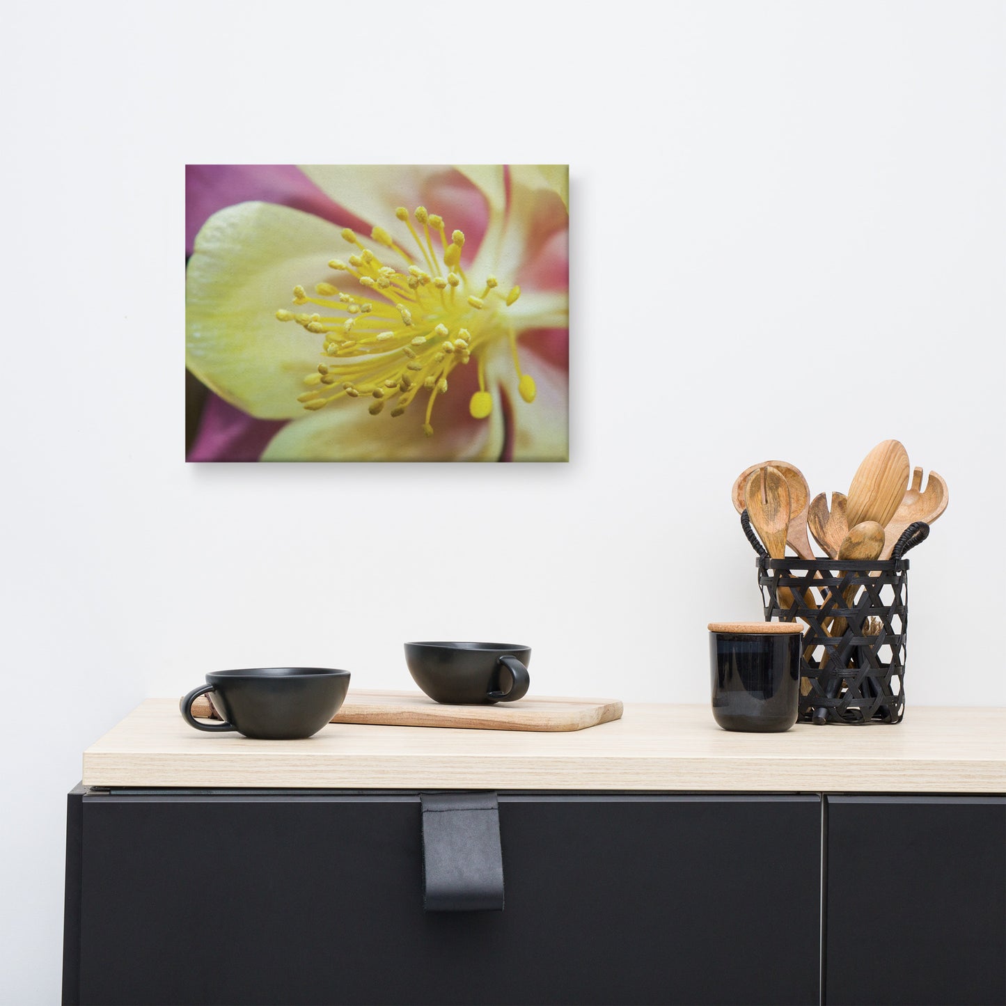 Delicate Columbine Floral Botanical Nature Photo Canvas Wall Art Prints