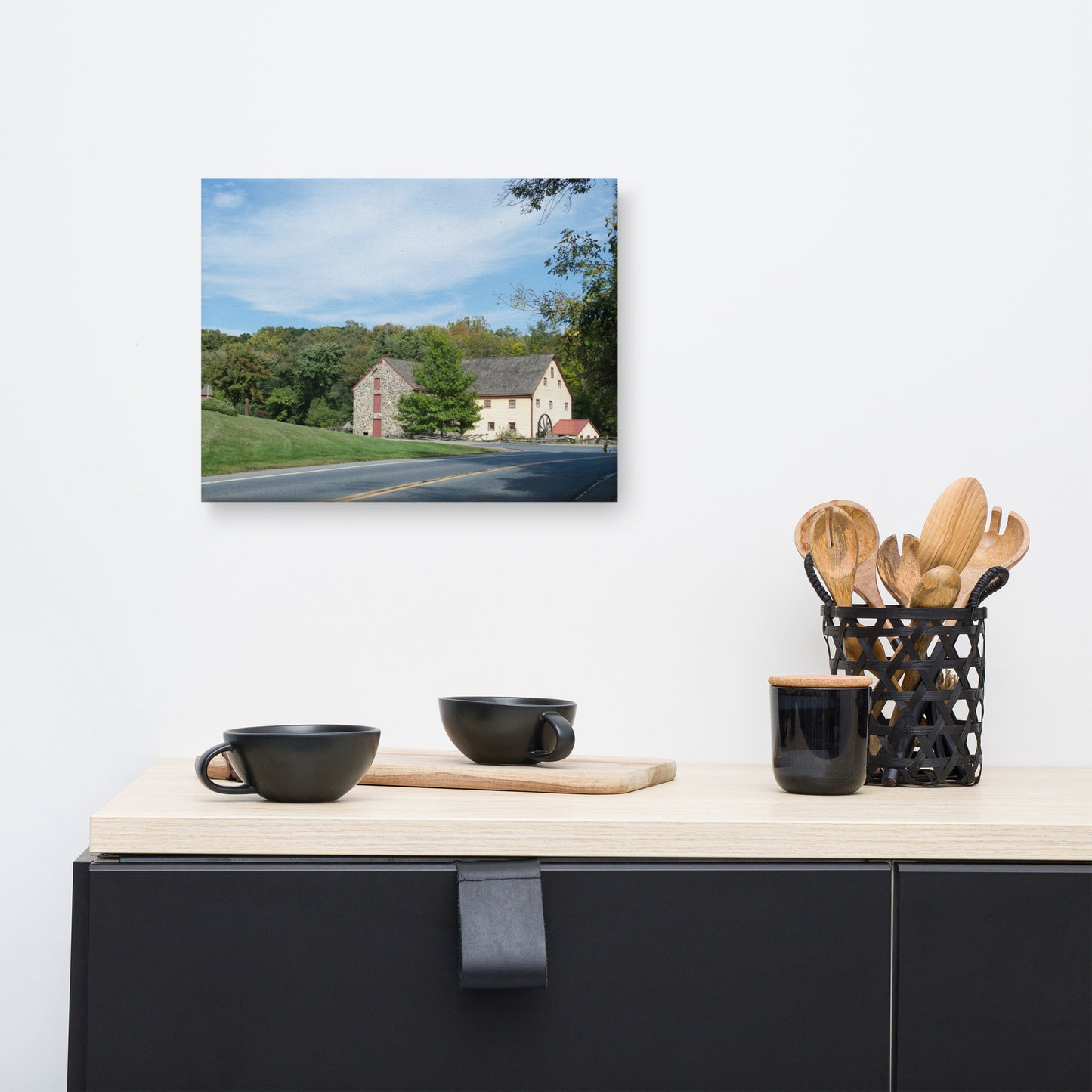 Greenbank Mill Summer Rustic Landscape Photo Canvas Wall Art Prints