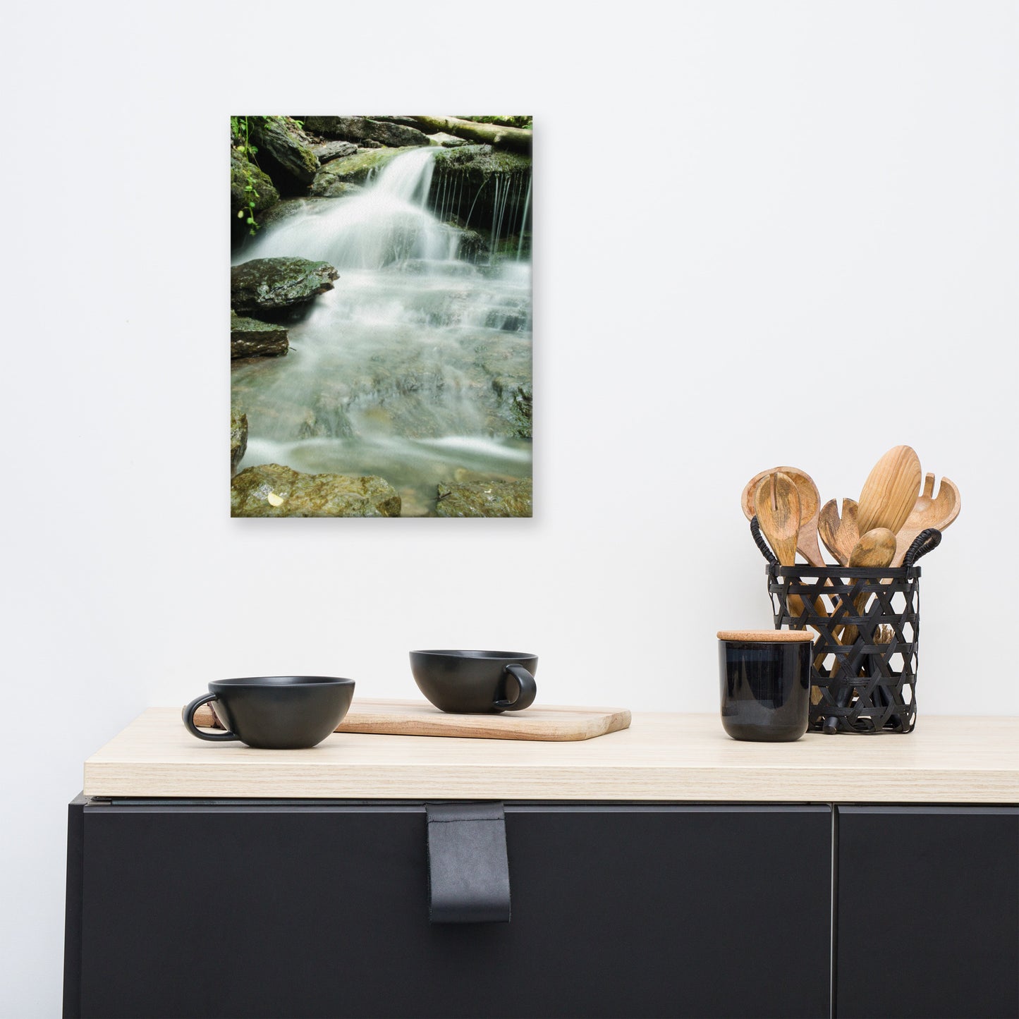 Pixley Waterfalls 2 Rustic Landscape Photo Canvas Wall Art Prints