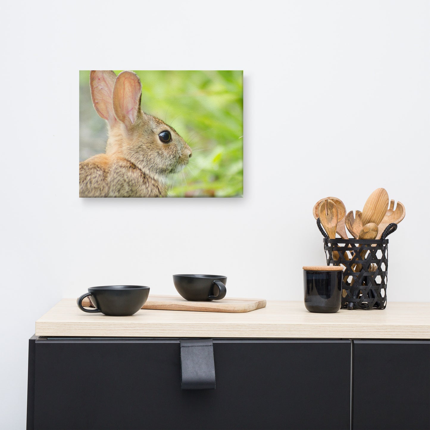 Bunny at Bombay Hook Wildlife Photo Canvas Wall Art Prints