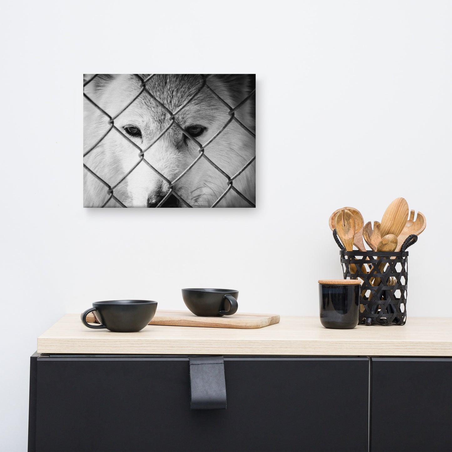 Dreams of Freedom in Black and White Animal / Wildlife Photograph Canvas Wall Art Prints