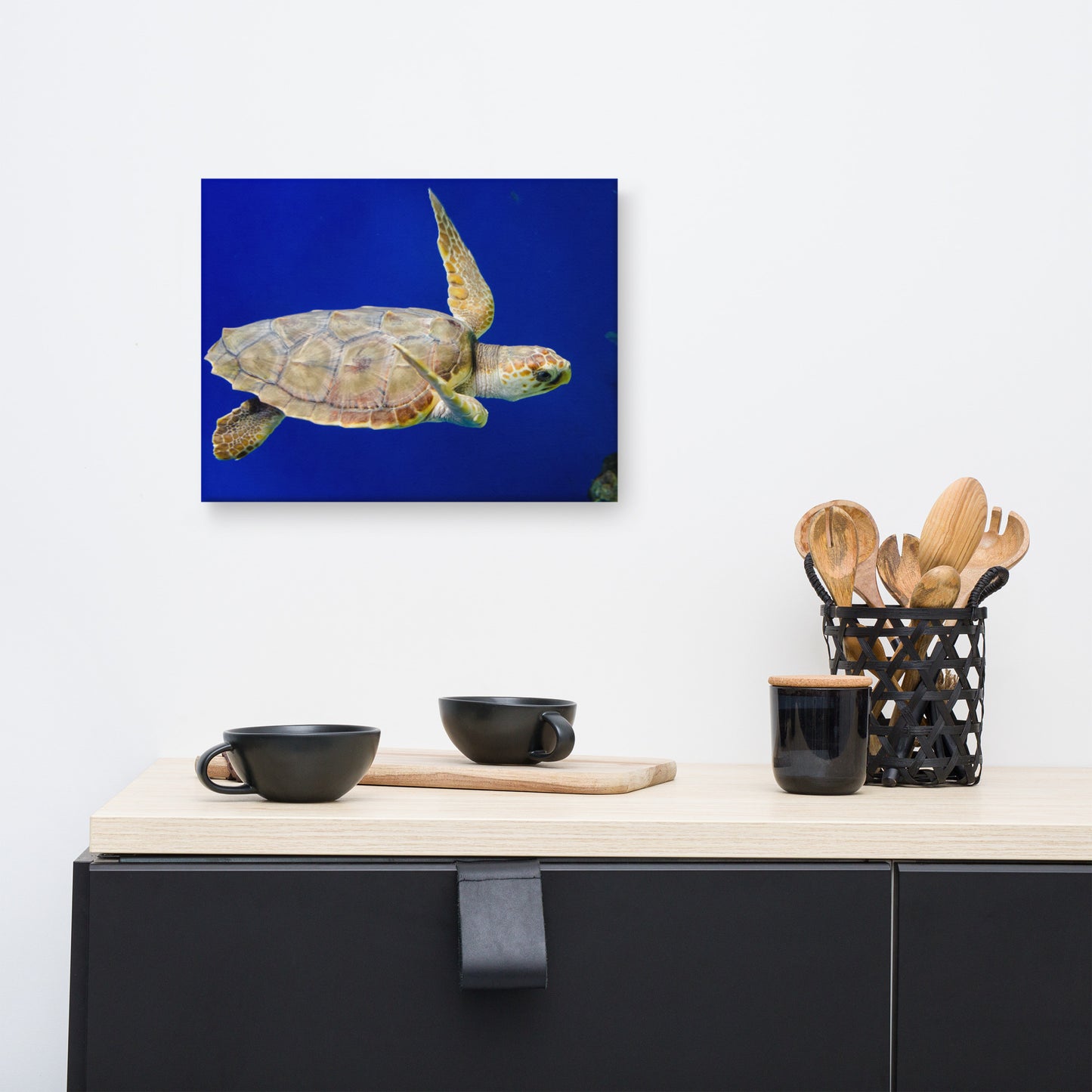 Sea Turtle 1 Animal / Wildlife Photograph Canvas Wall Art Prints