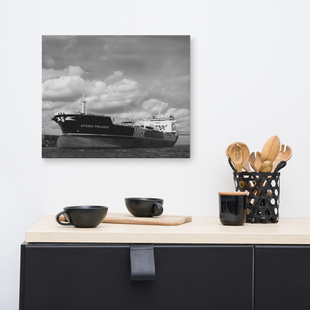 Coastal Canvas Wall Decor: Ship on The St. Johns River Coastal Photo Canvas Wall Art Print
