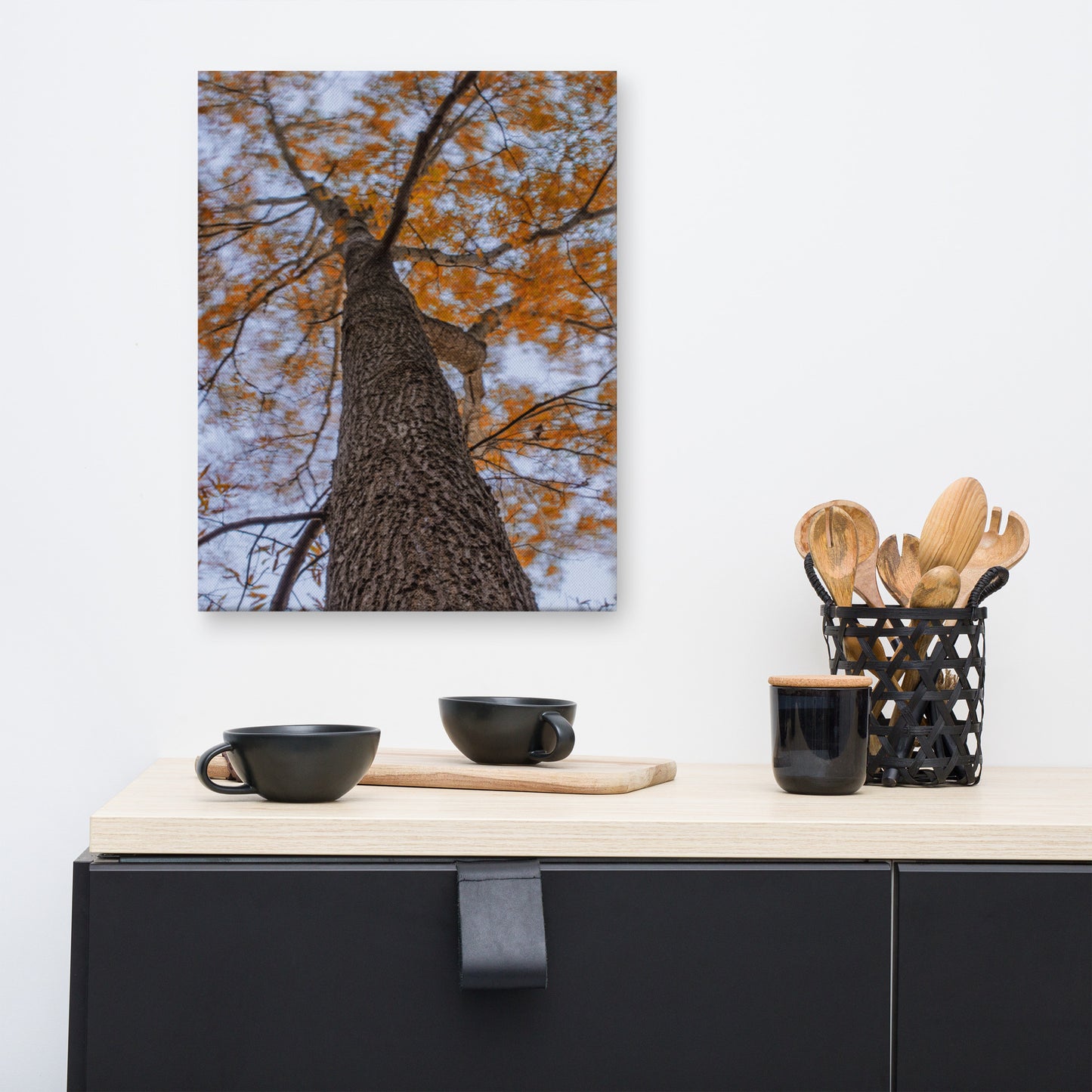 Wind in the Trees Botanical Nature Canvas Wall Art Prints